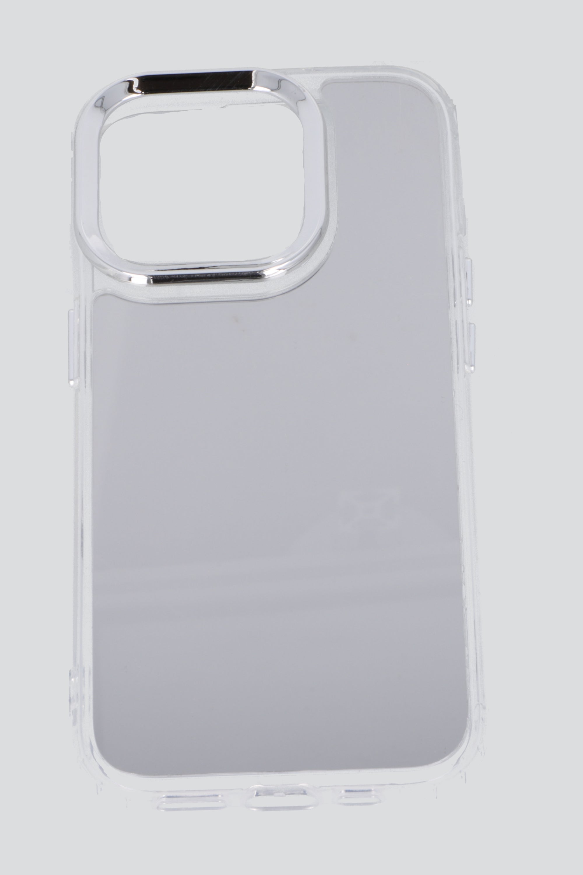 Funda iph 15 pro espejo PLATA
