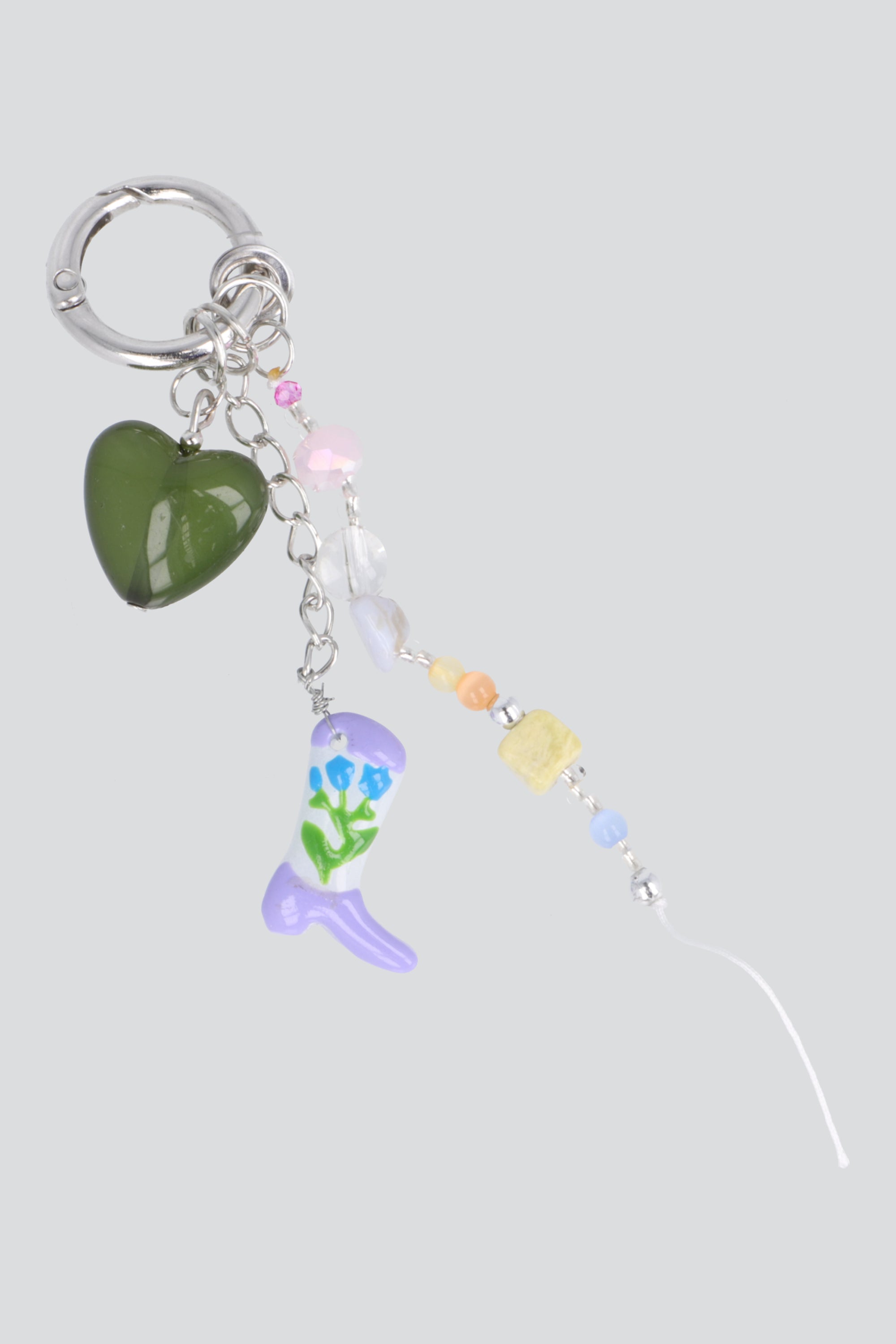Charm cel botita ceramica MULTICOLOR