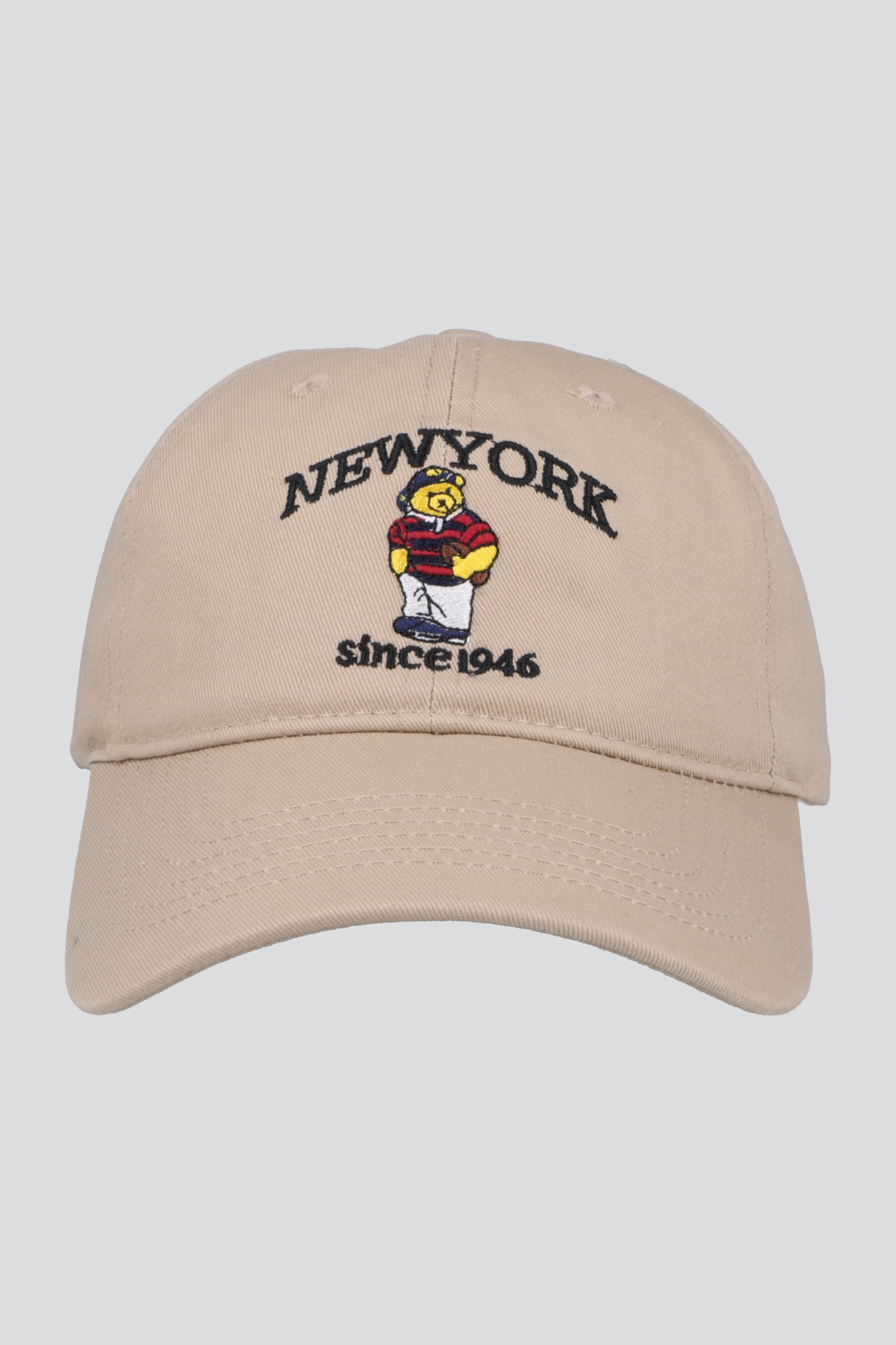 Gorra osito new york BEIGE