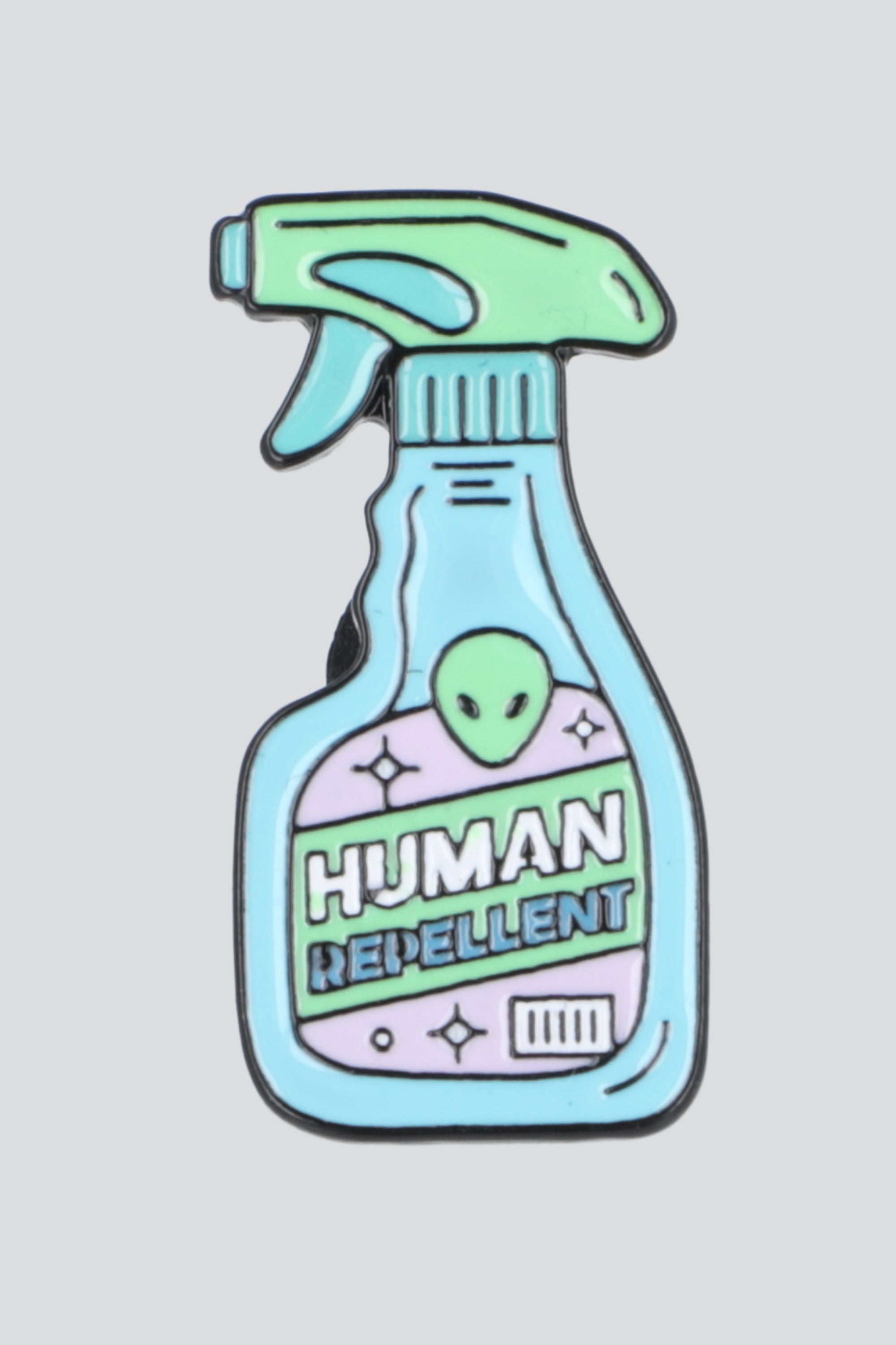 Pin repelente de humanos AZUL