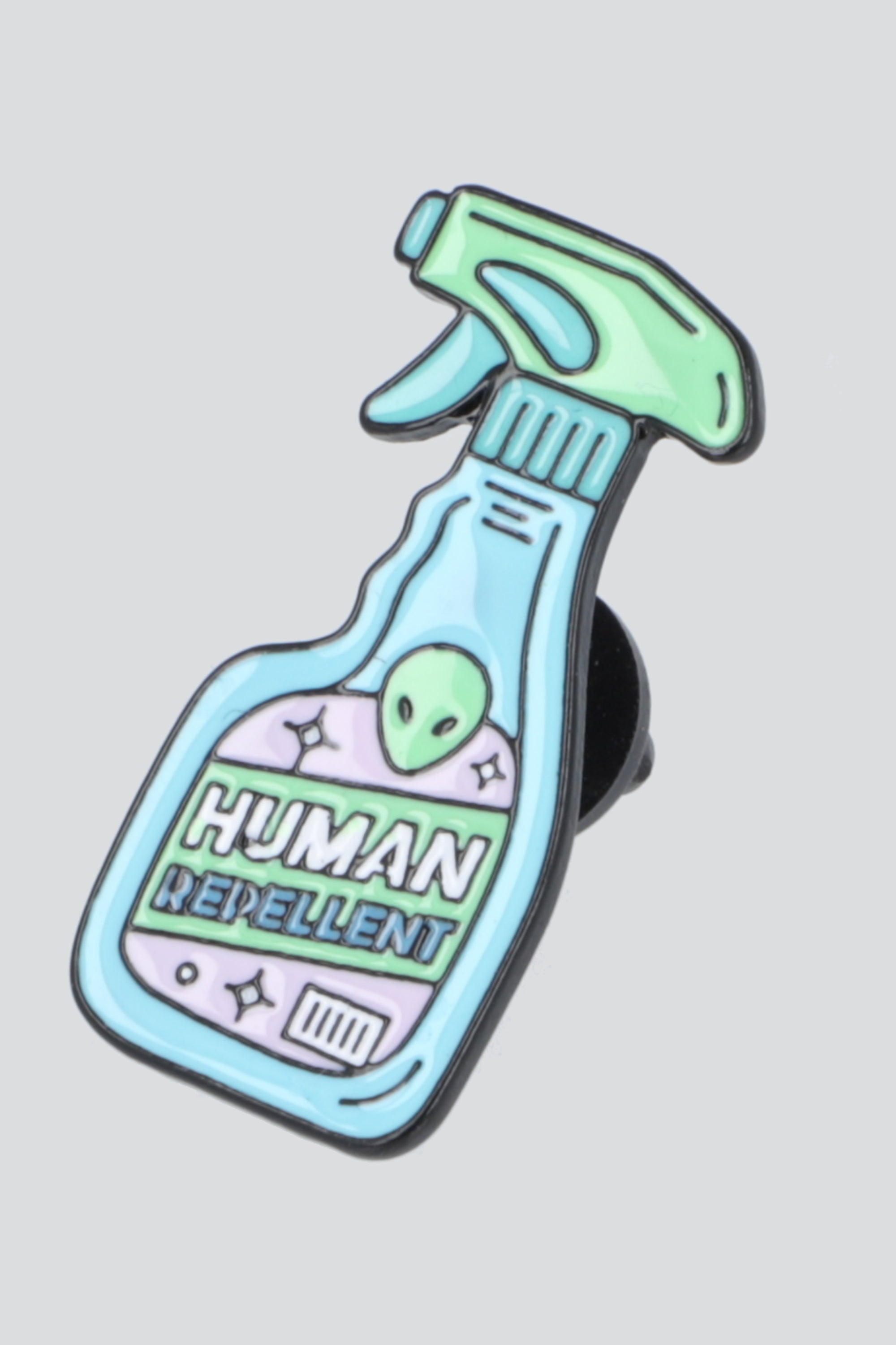 Pin repelente de humanos AZUL
