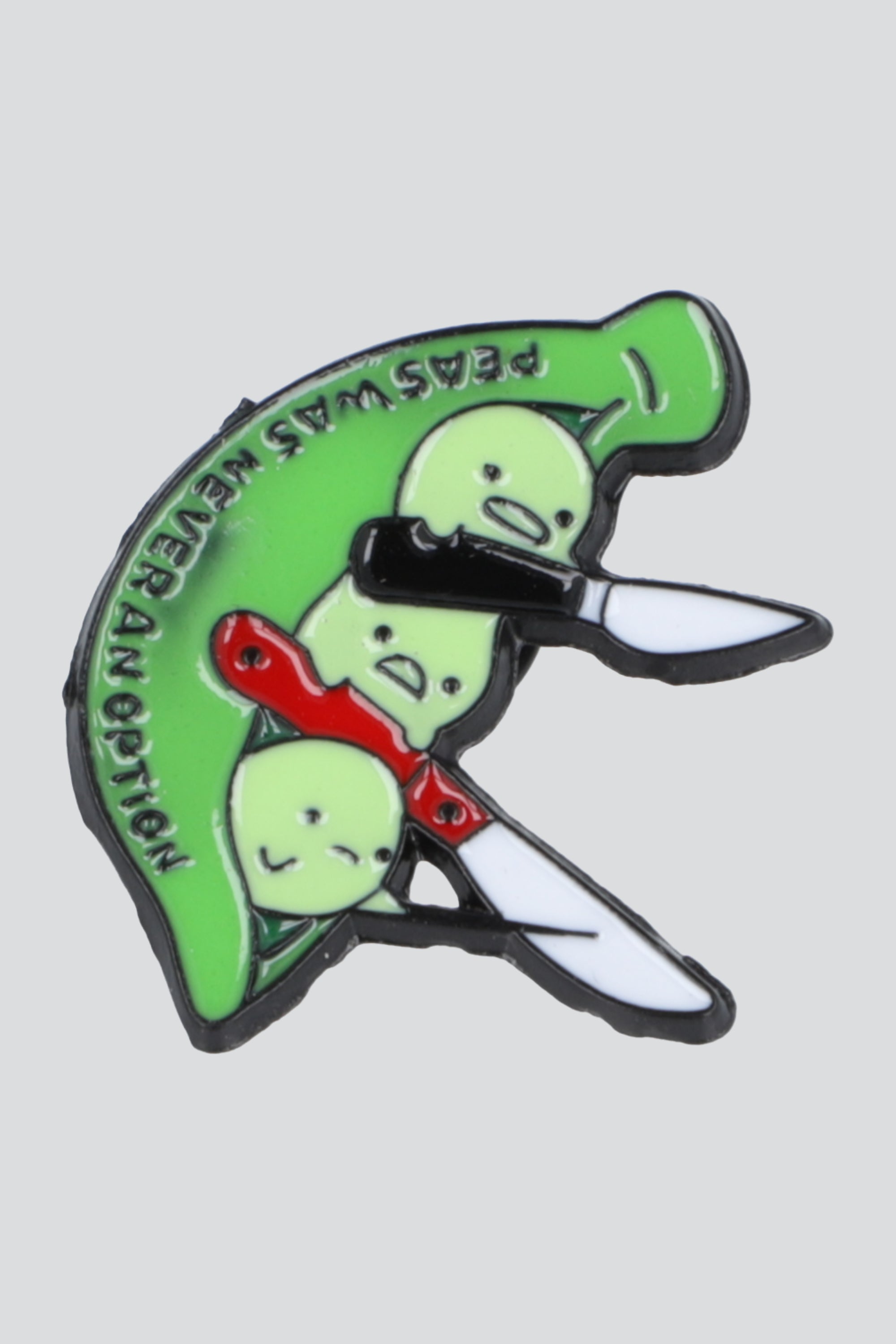 Pin chicharos amenazadores VERDE