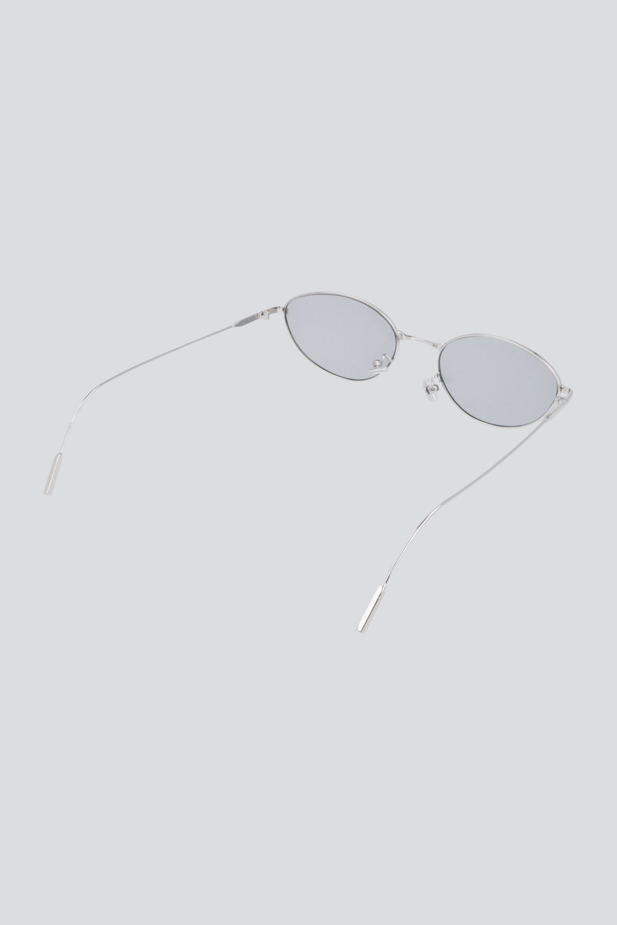 Lentes ovalo metal delgado GRIS