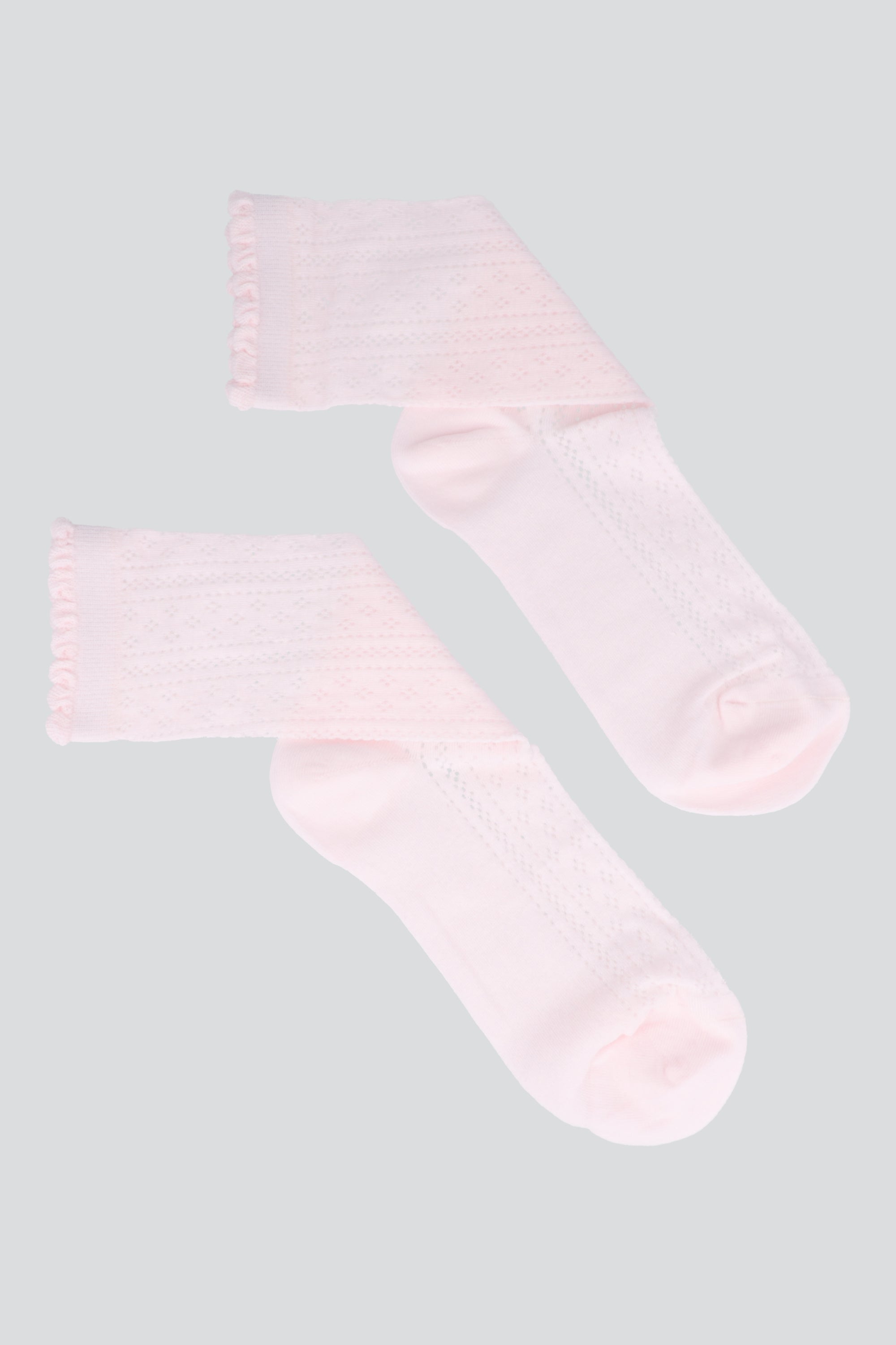 Calcetin tejido textura ROSA