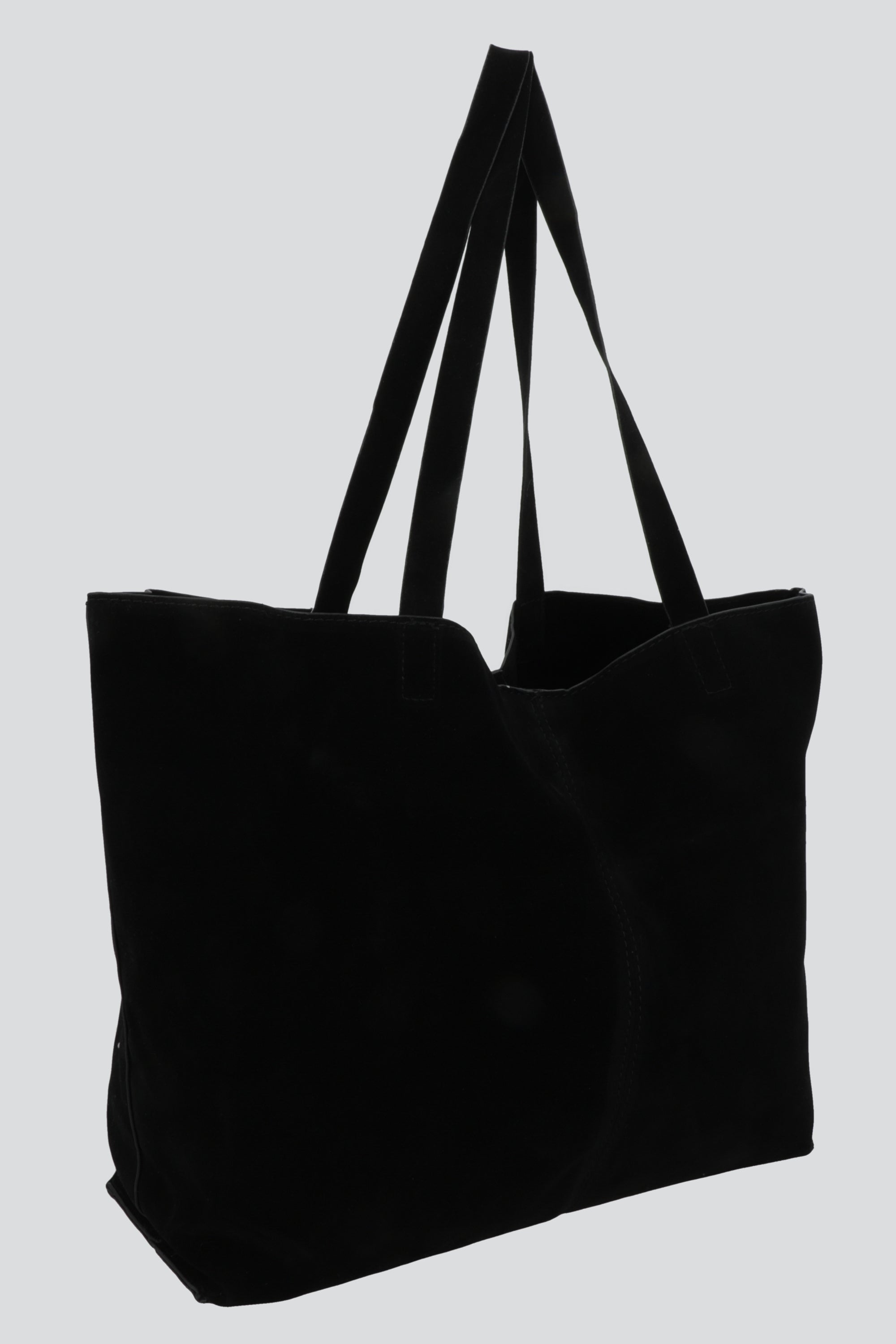 Bolsa tote suede oversize NEGRO