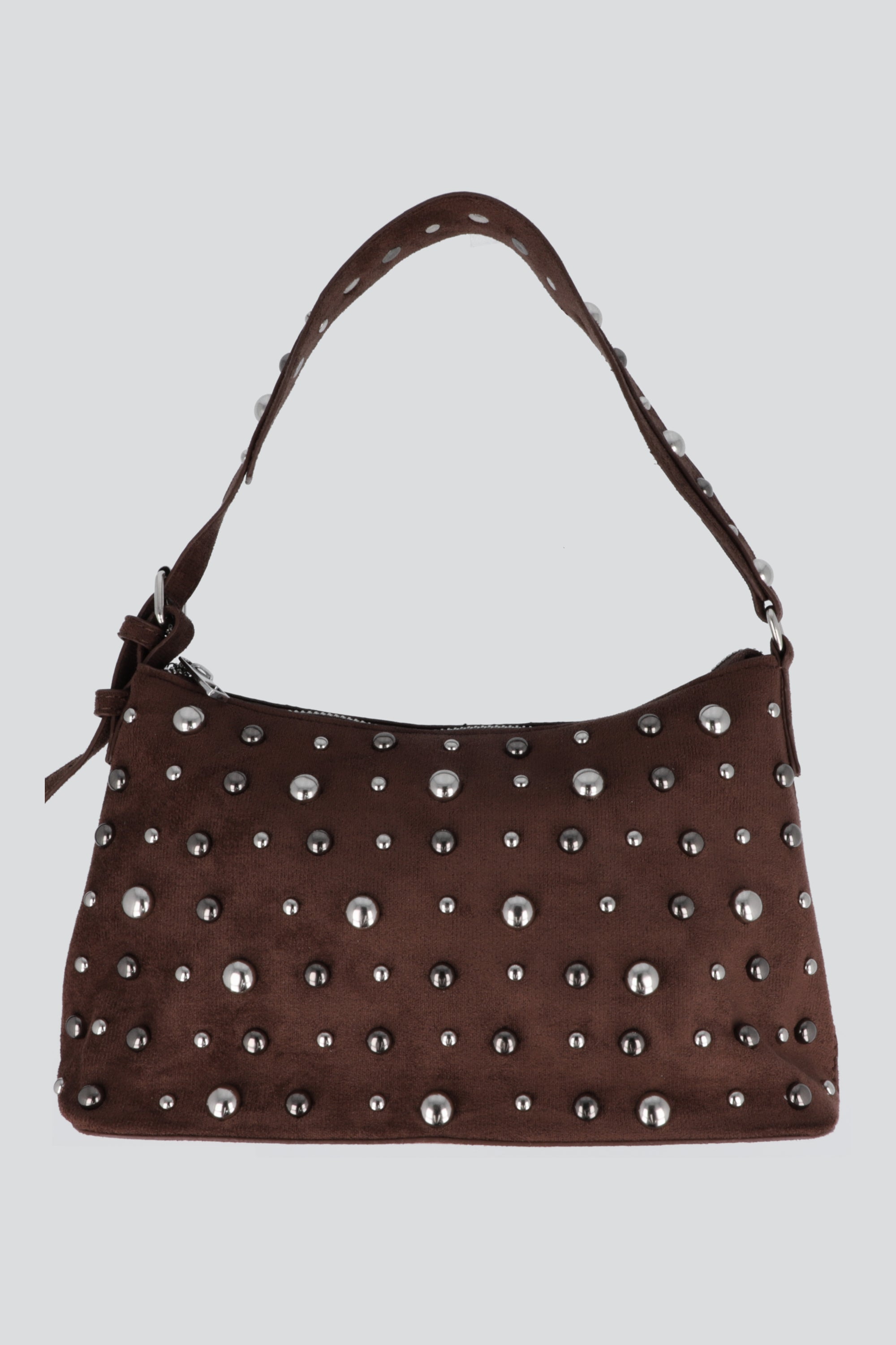 Bolsa boho aplicación bolas CAFE