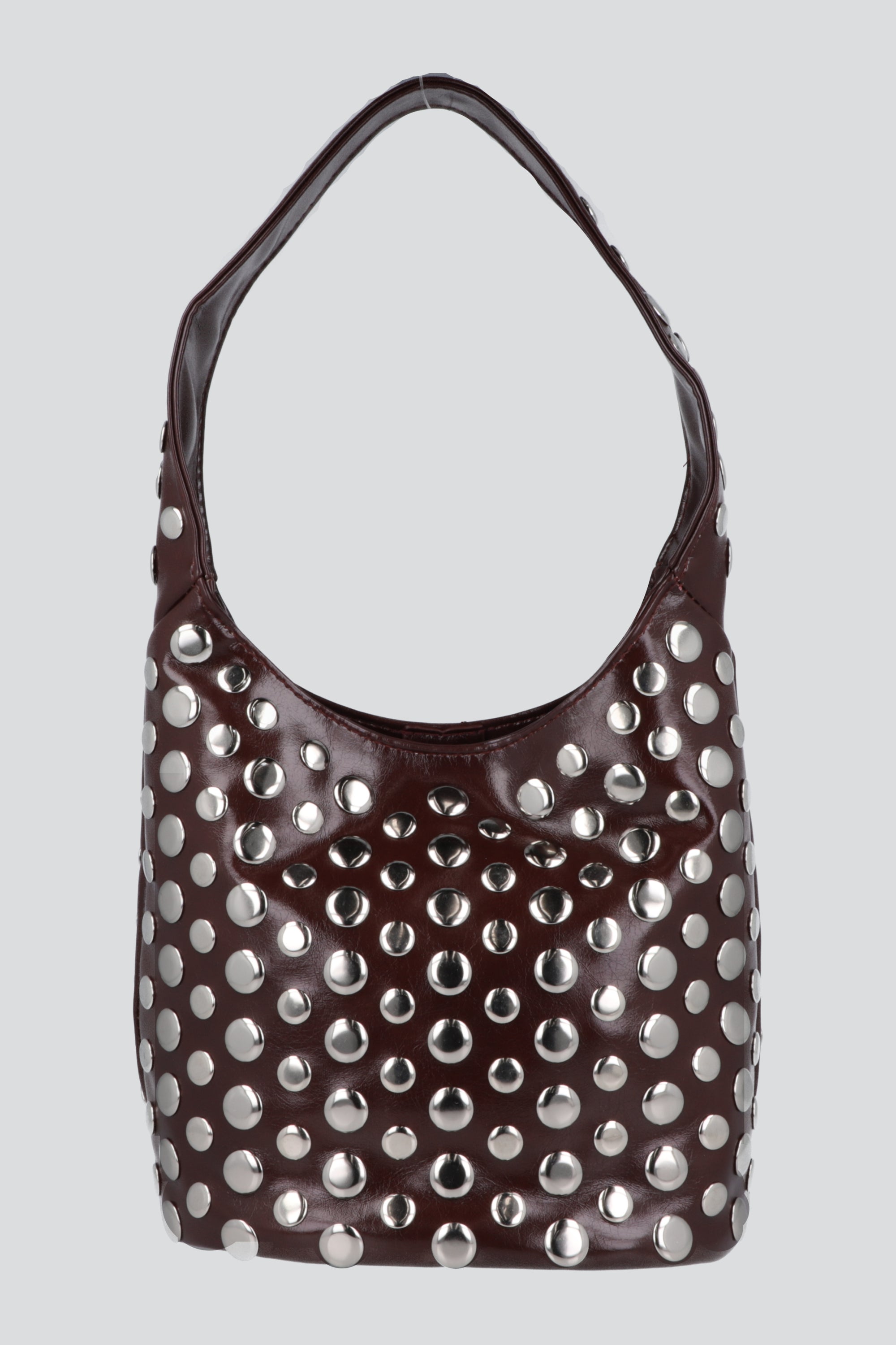 Bolsa bucket remaches tachuela grande CIRUELA