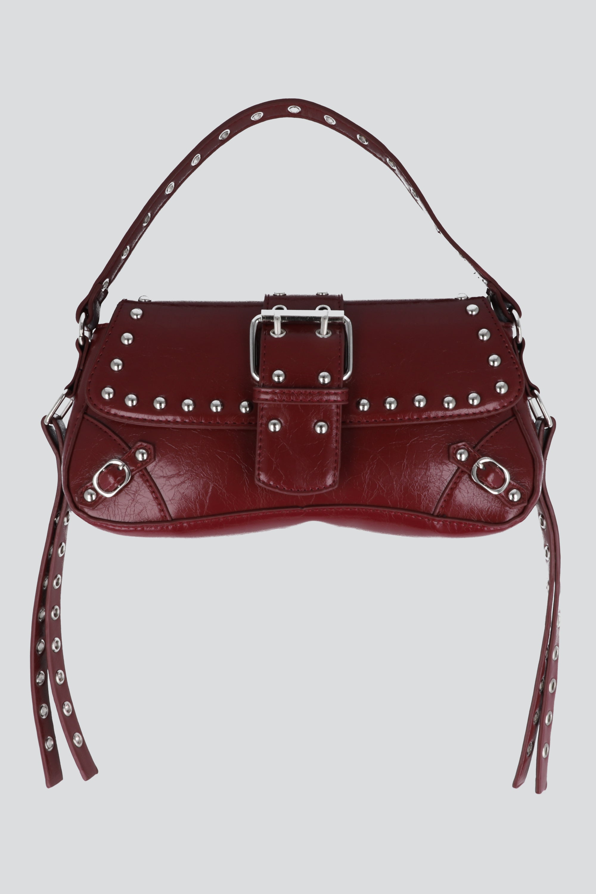 Bolsa baguette hebilla remaches VINO