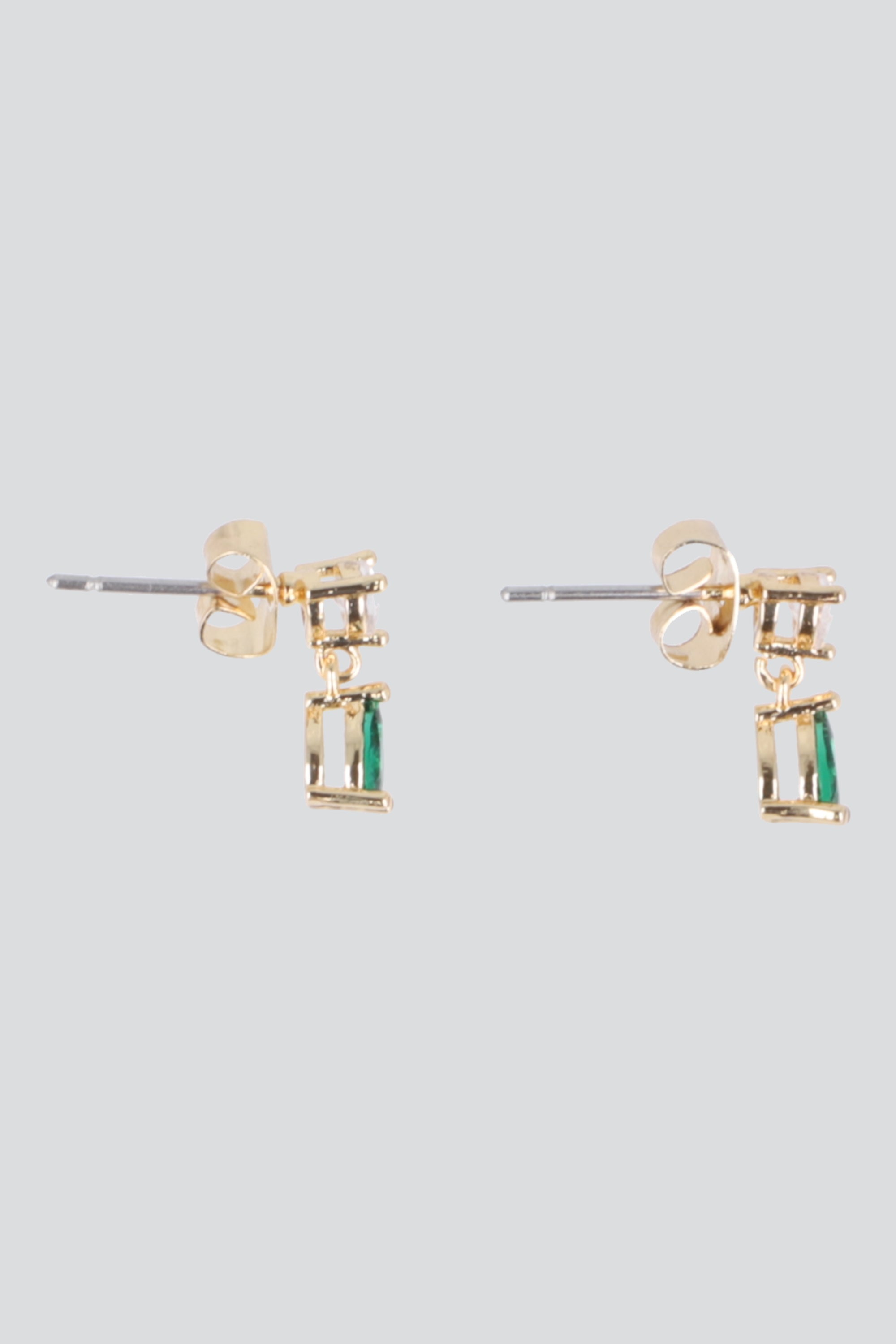 ARETES GOTA CRISTAL CHICA PQ VERDE