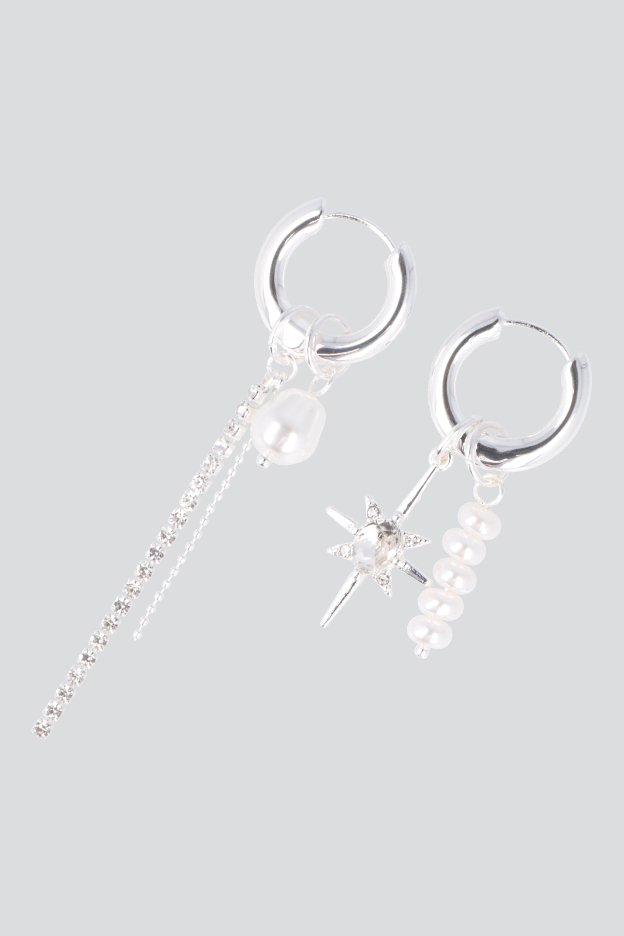 ARETES ASIMETRICOS ESTRELLA PQ PLATA