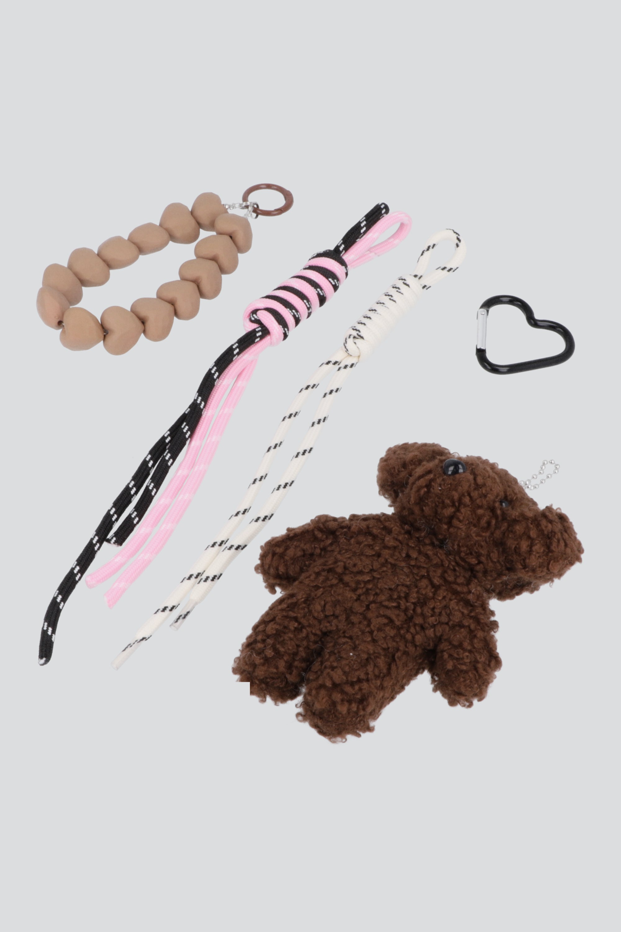 Llavero multicharm oso corazones CAFE