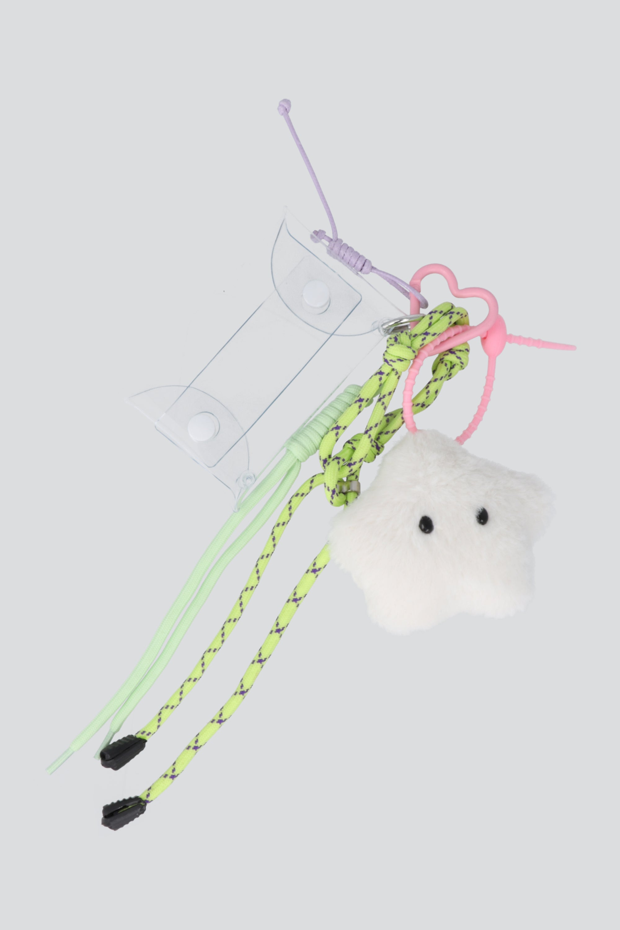 Llavero multicharm estrella bolsita BLANCO