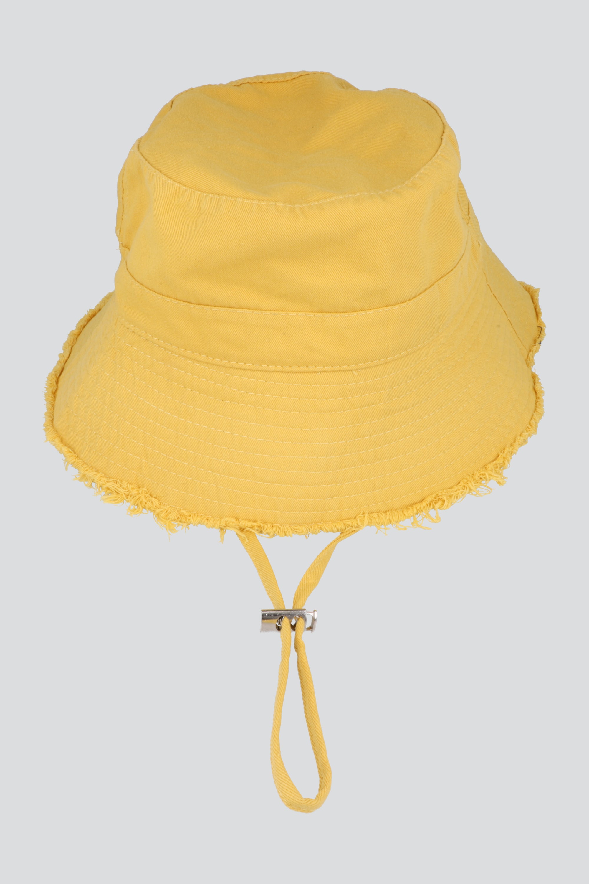 Gorro bucket deshilado AMARILLO
