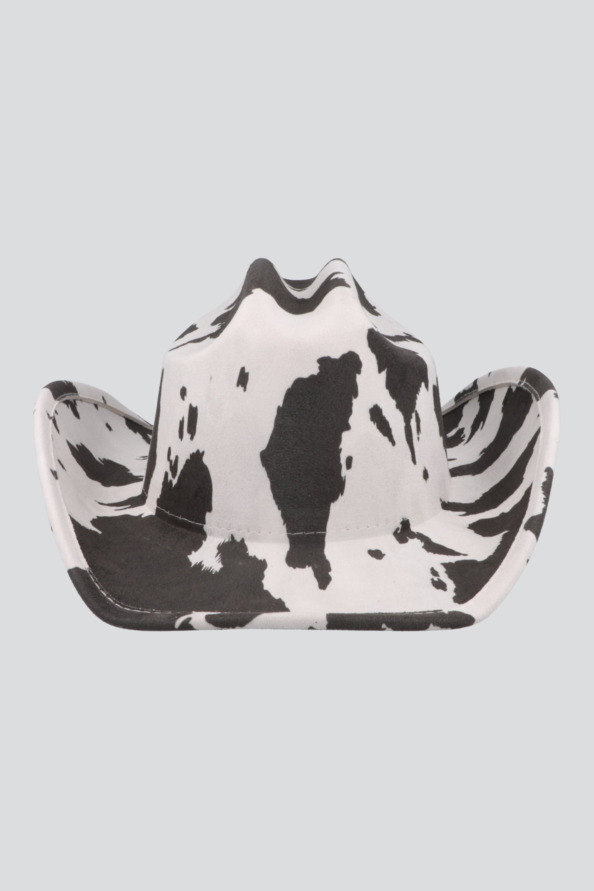 Sombrero vaquero print vaca NEGRO