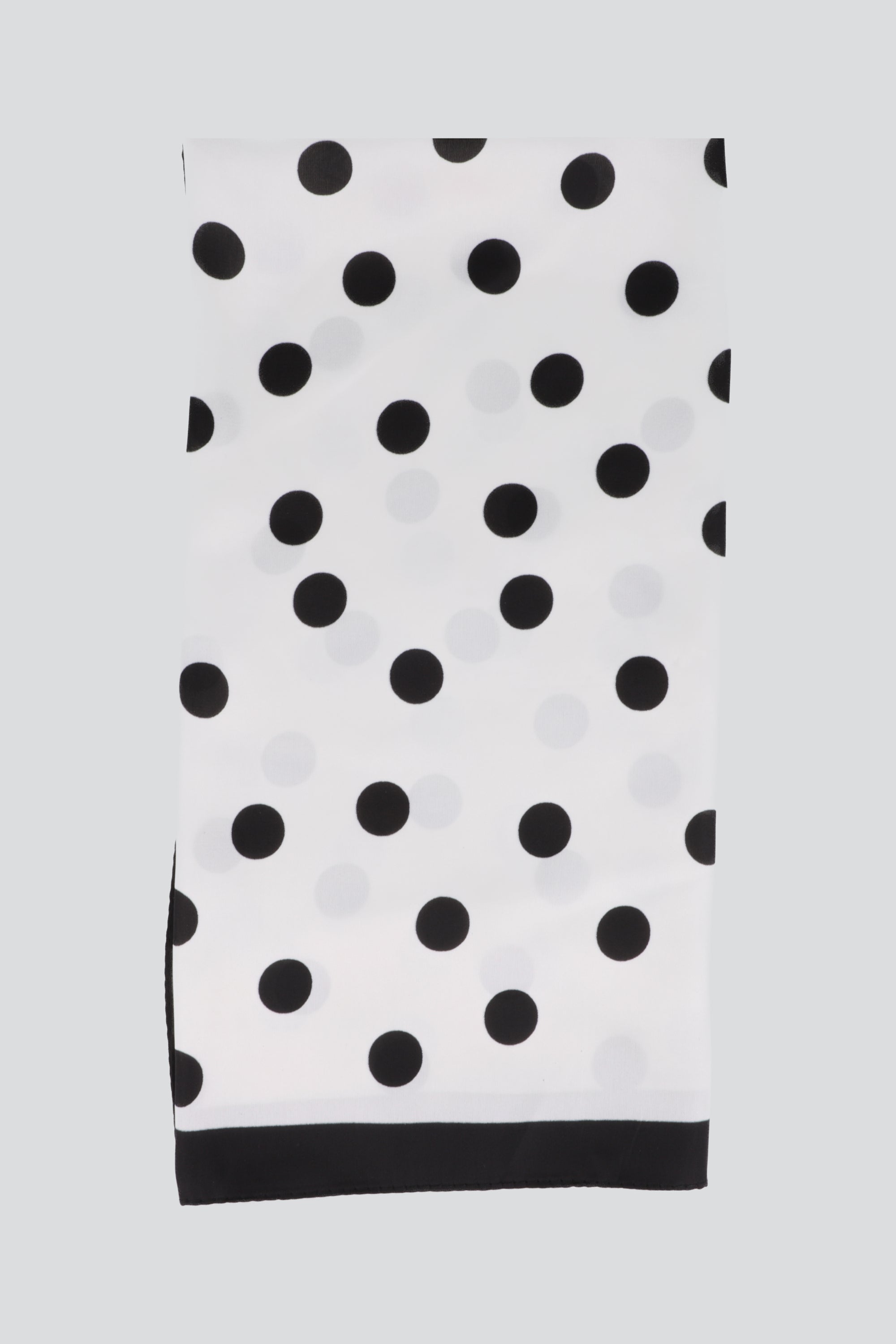 Pañuelo polka dots cenefa NEGRO