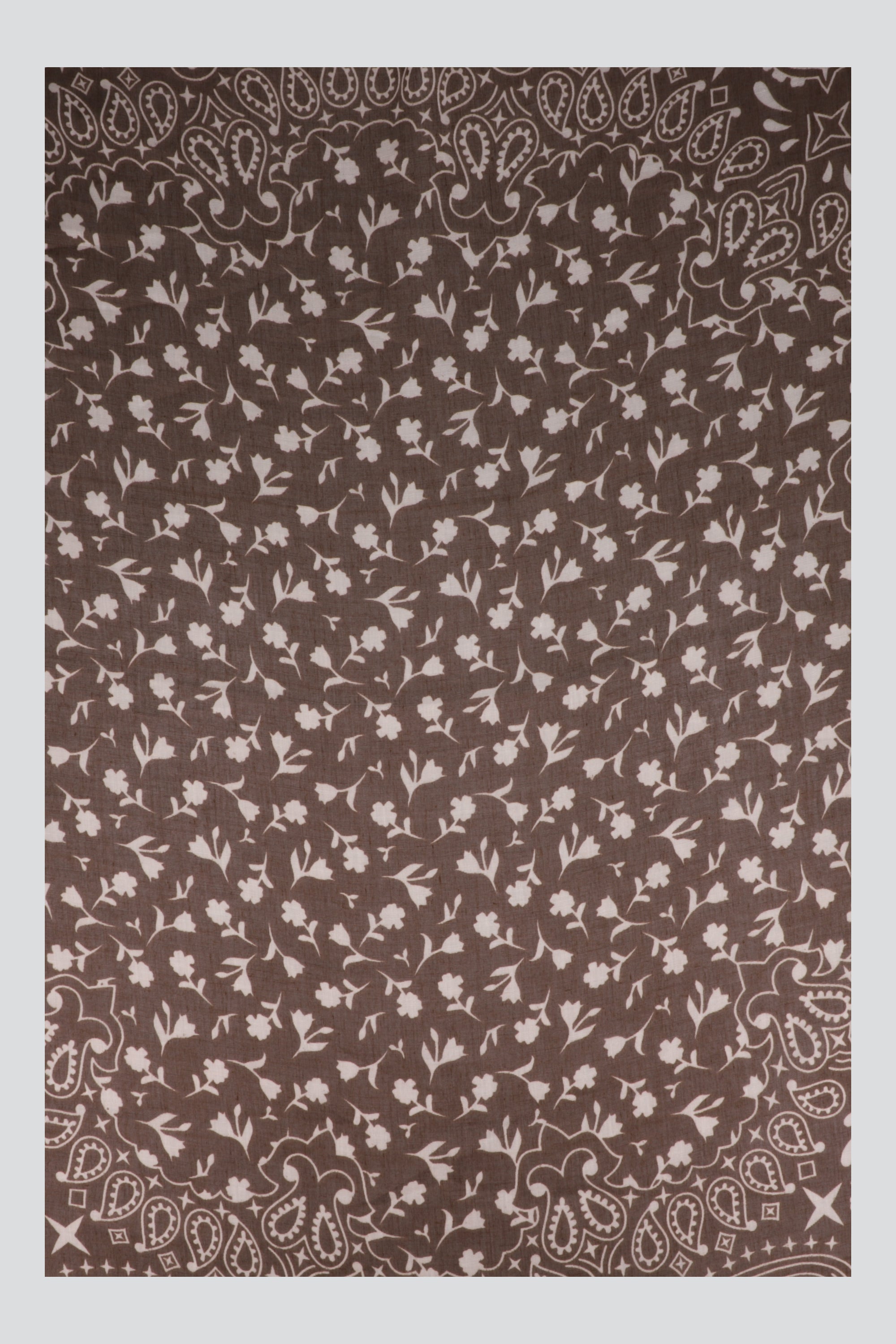 Pañuelo ligero bandana paisleys CAFE