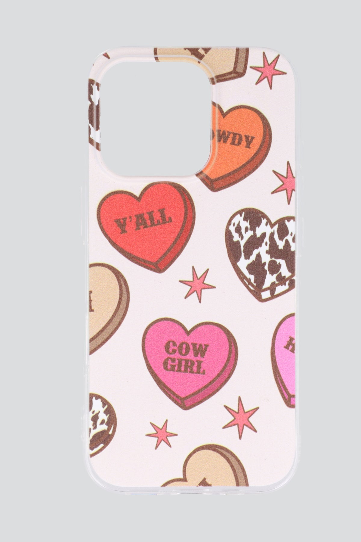 Funda iph 16 pro corazones vaqueros MULTICOLOR