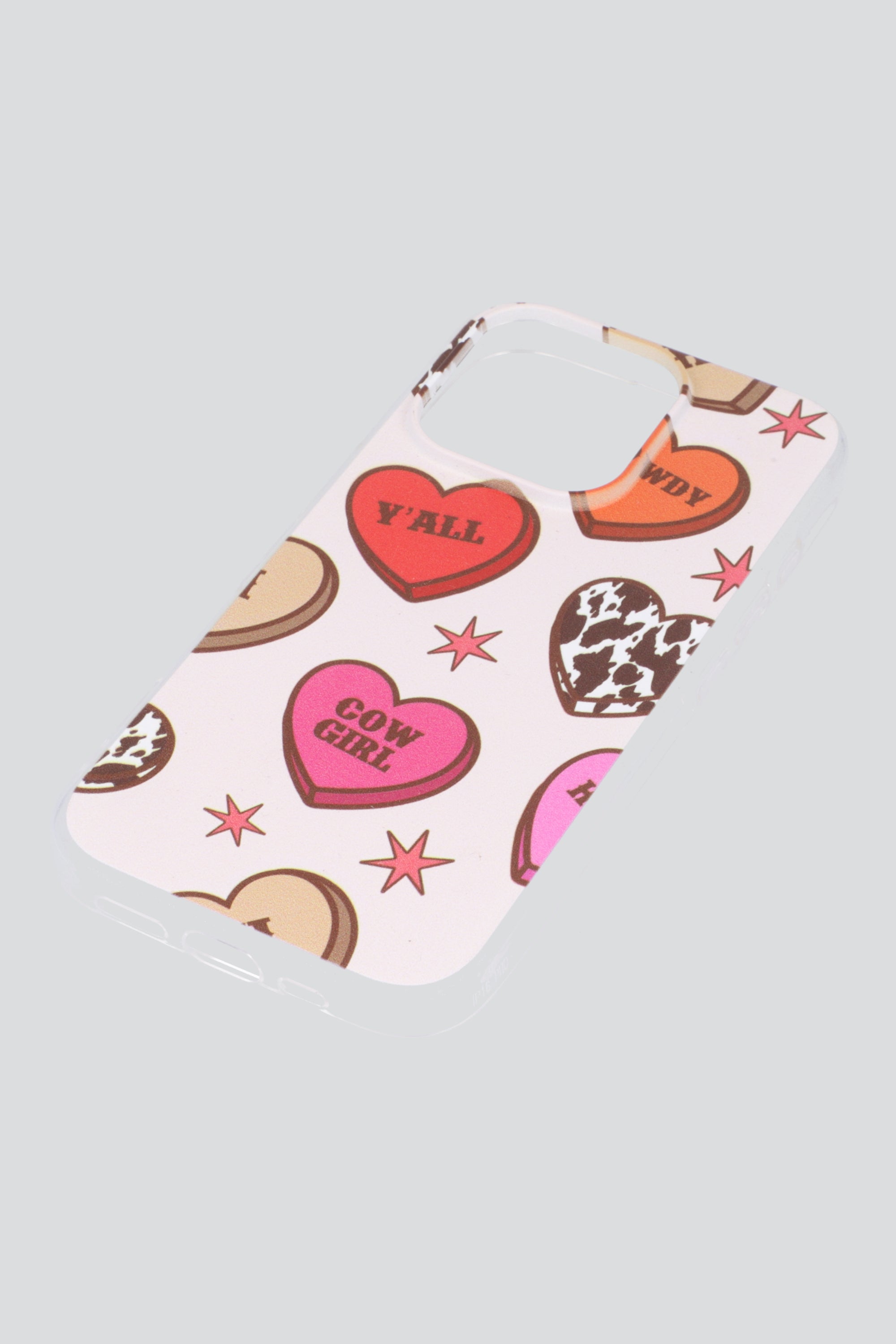 Funda iph 16 pro corazones vaqueros MULTICOLOR