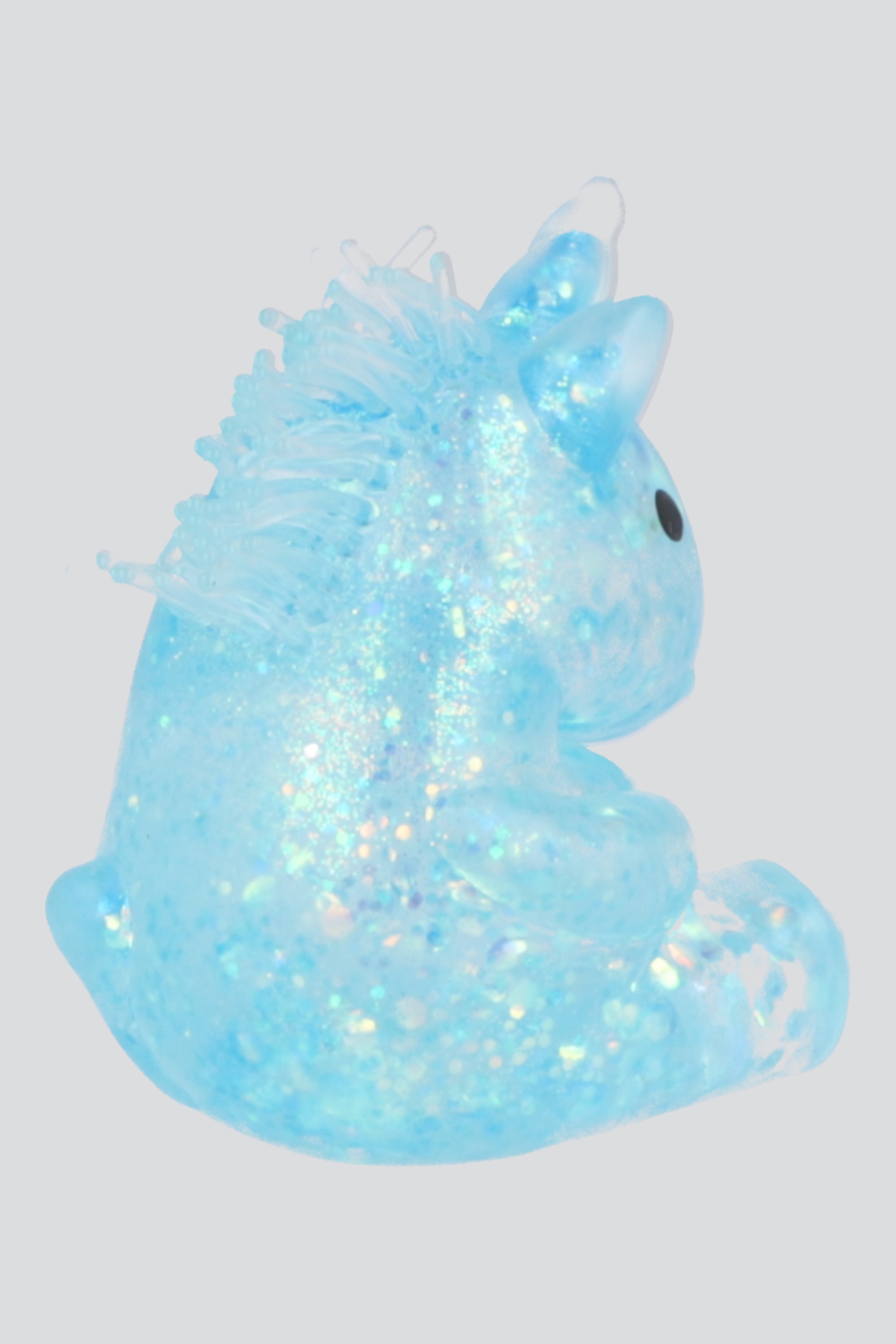 Squishy unicornio glitter AZUL