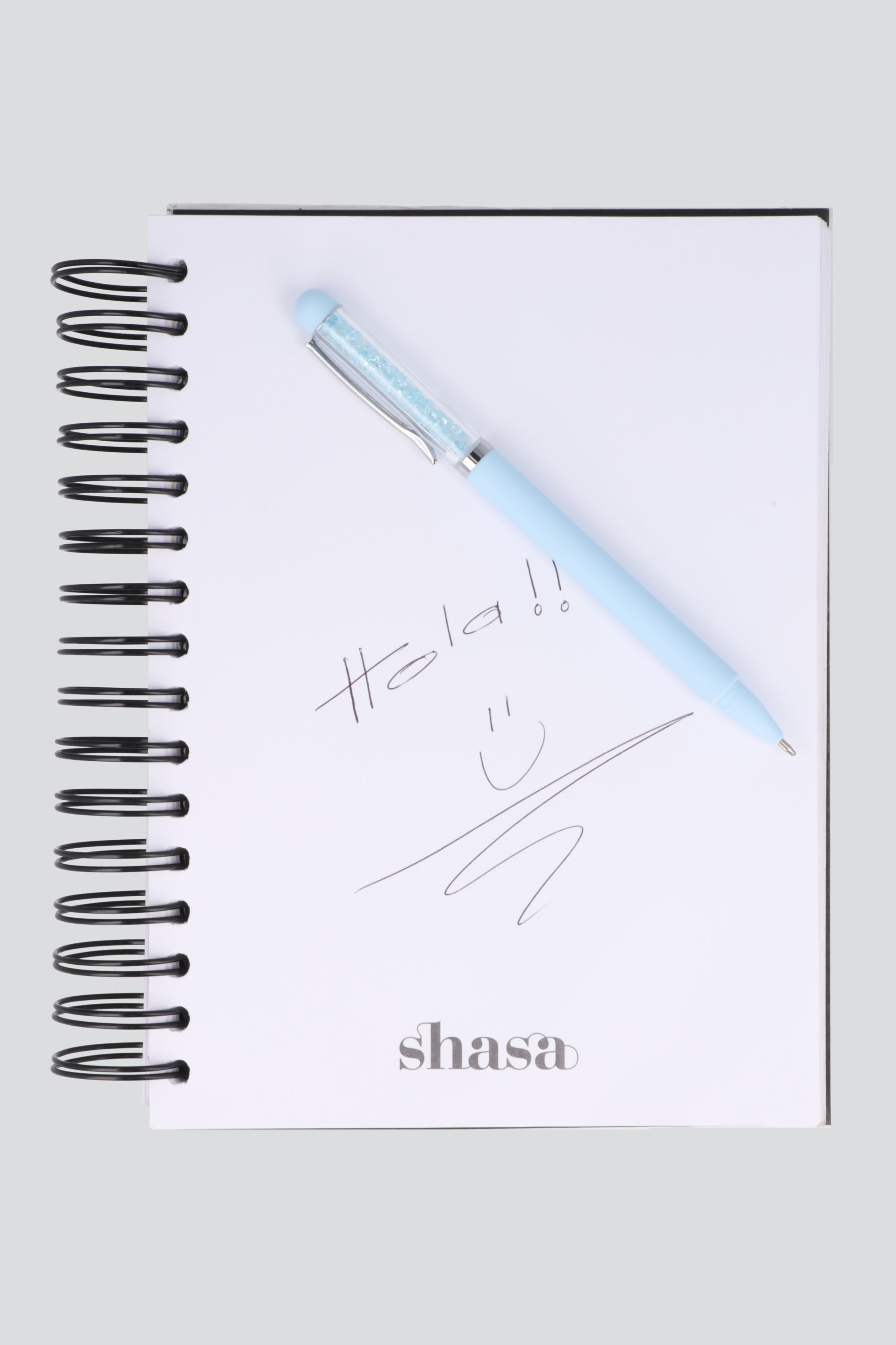 Pluma brillos encapsulados AZUL