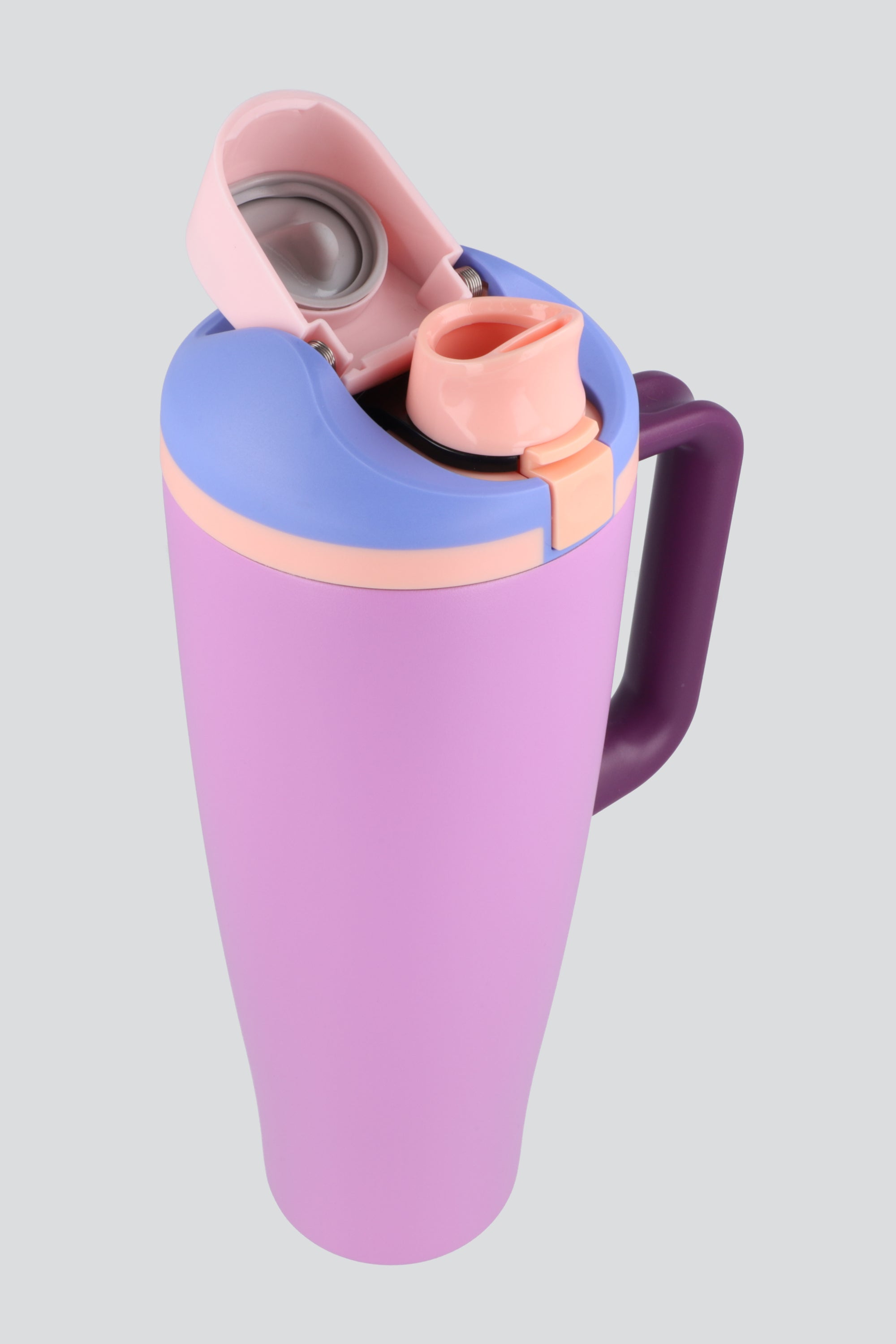 Botella asa color block 1200 ml ROSA