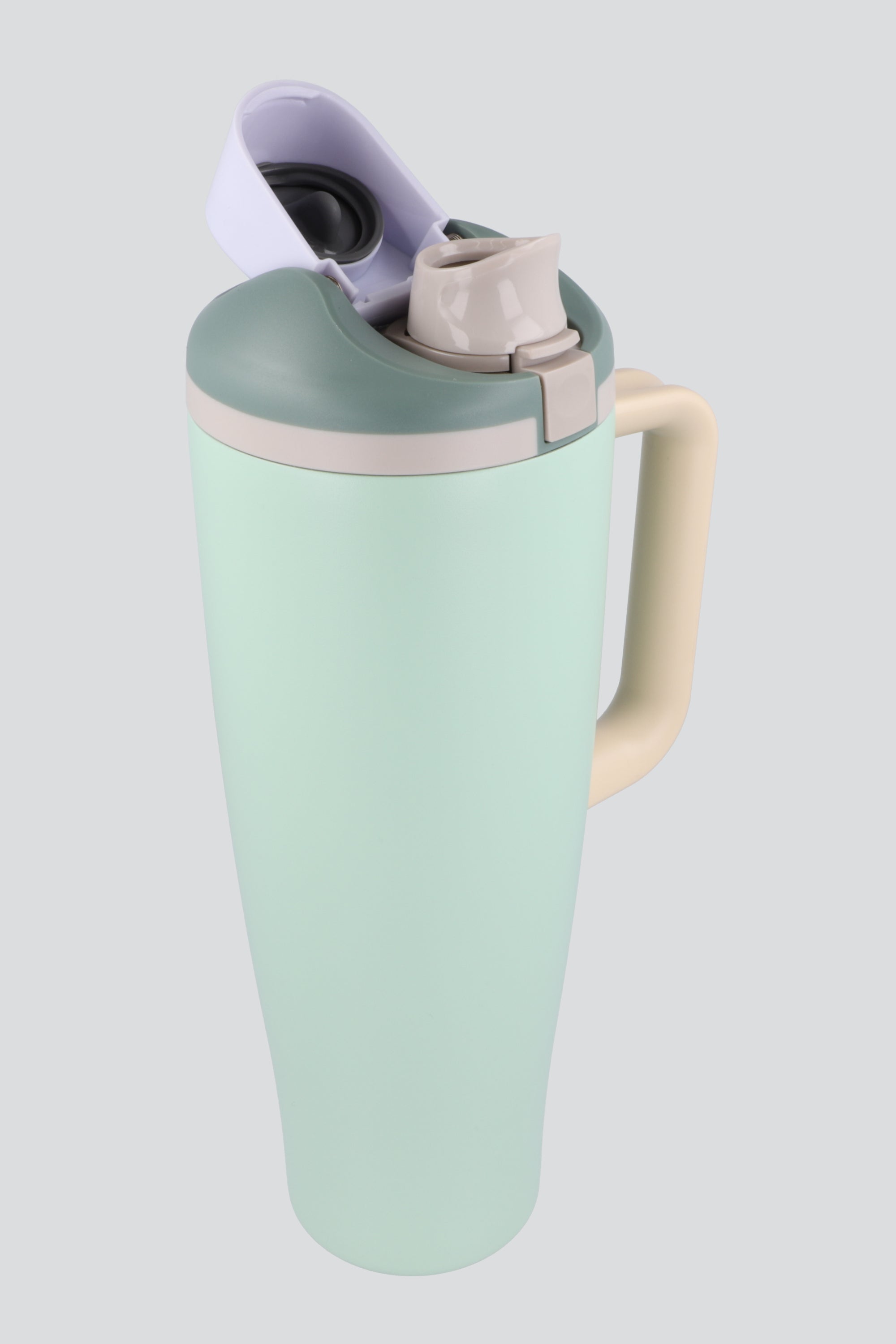 Botella asa color block 1200 ml VERDE