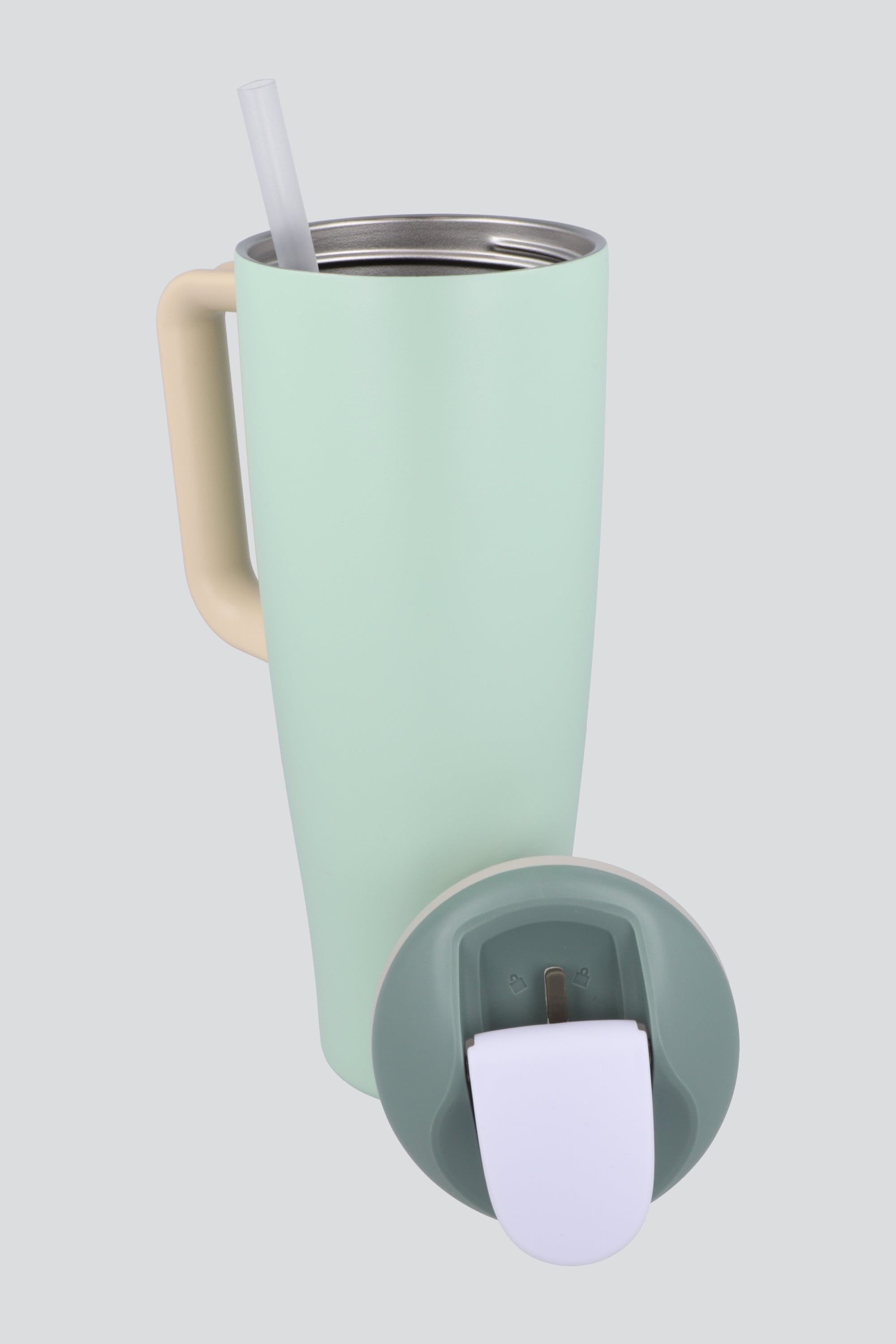 Botella asa color block 1200 ml VERDE