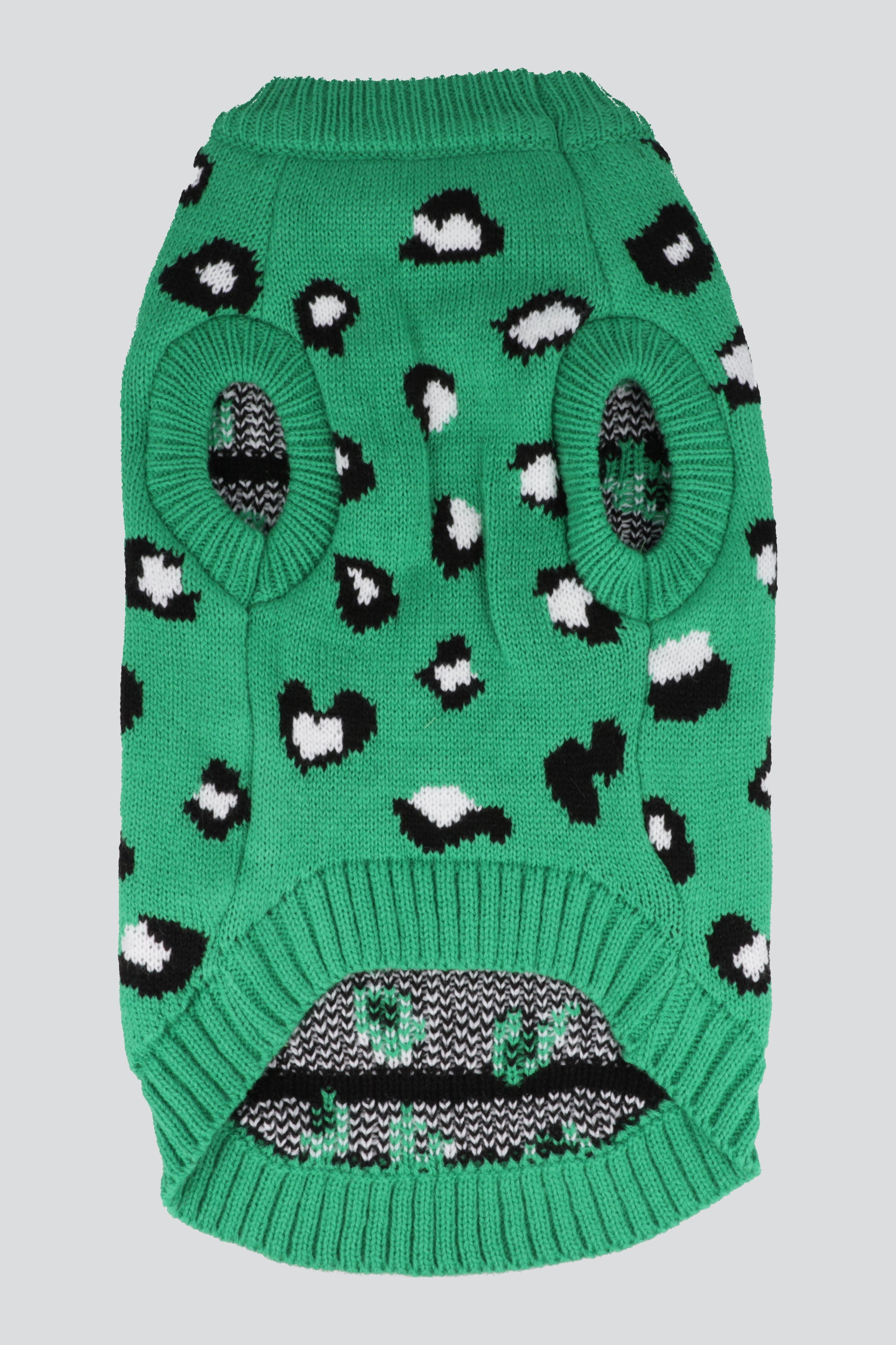 Sueter mascota leopardo color VERDE