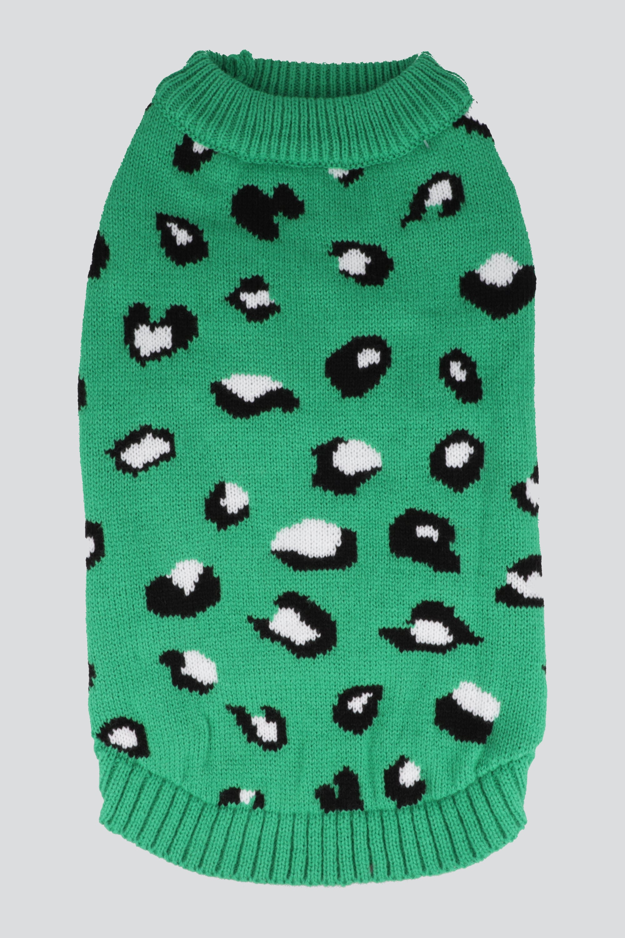 Sueter mascota leopardo color VERDE