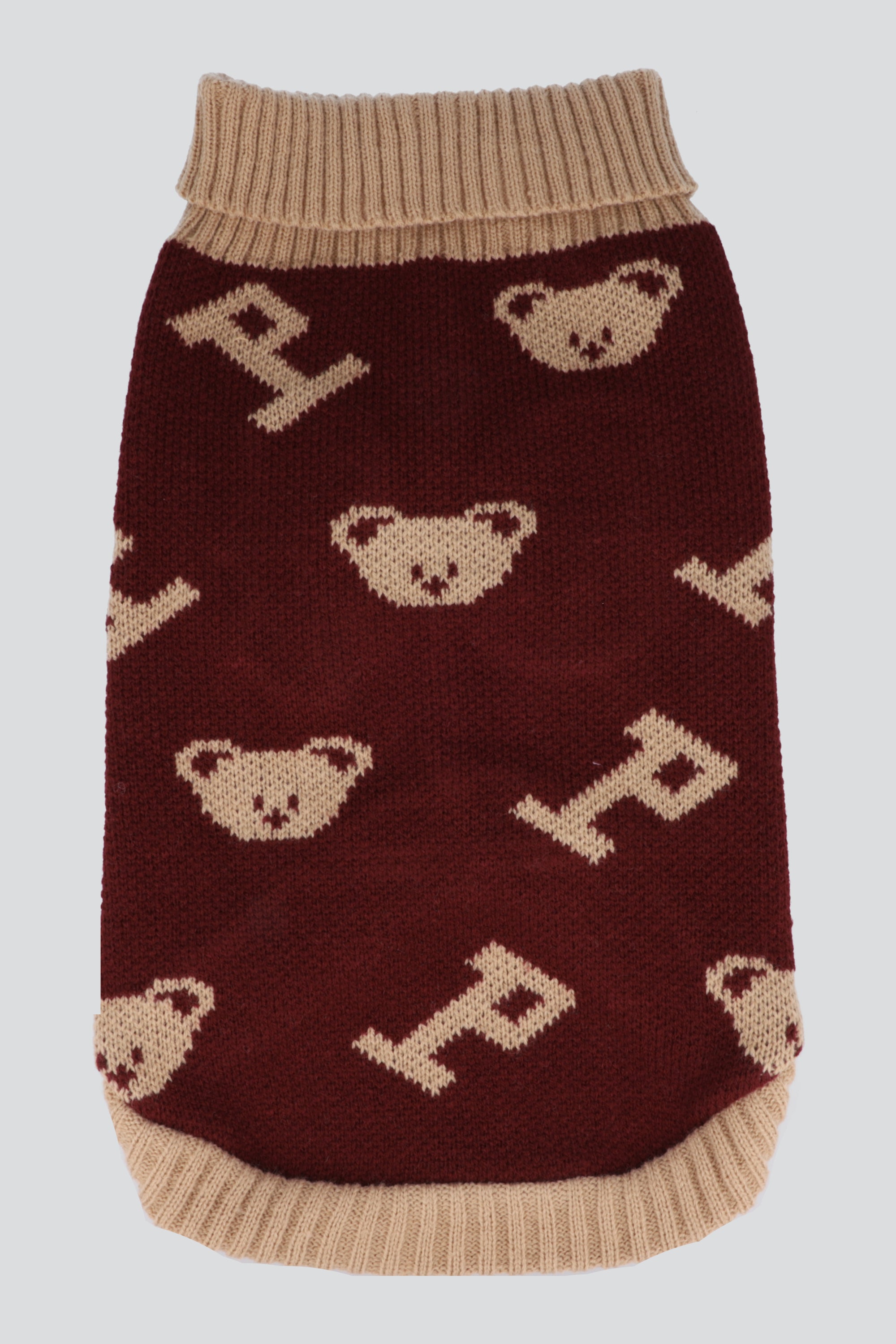 Sueter mascota ositos letra VINO