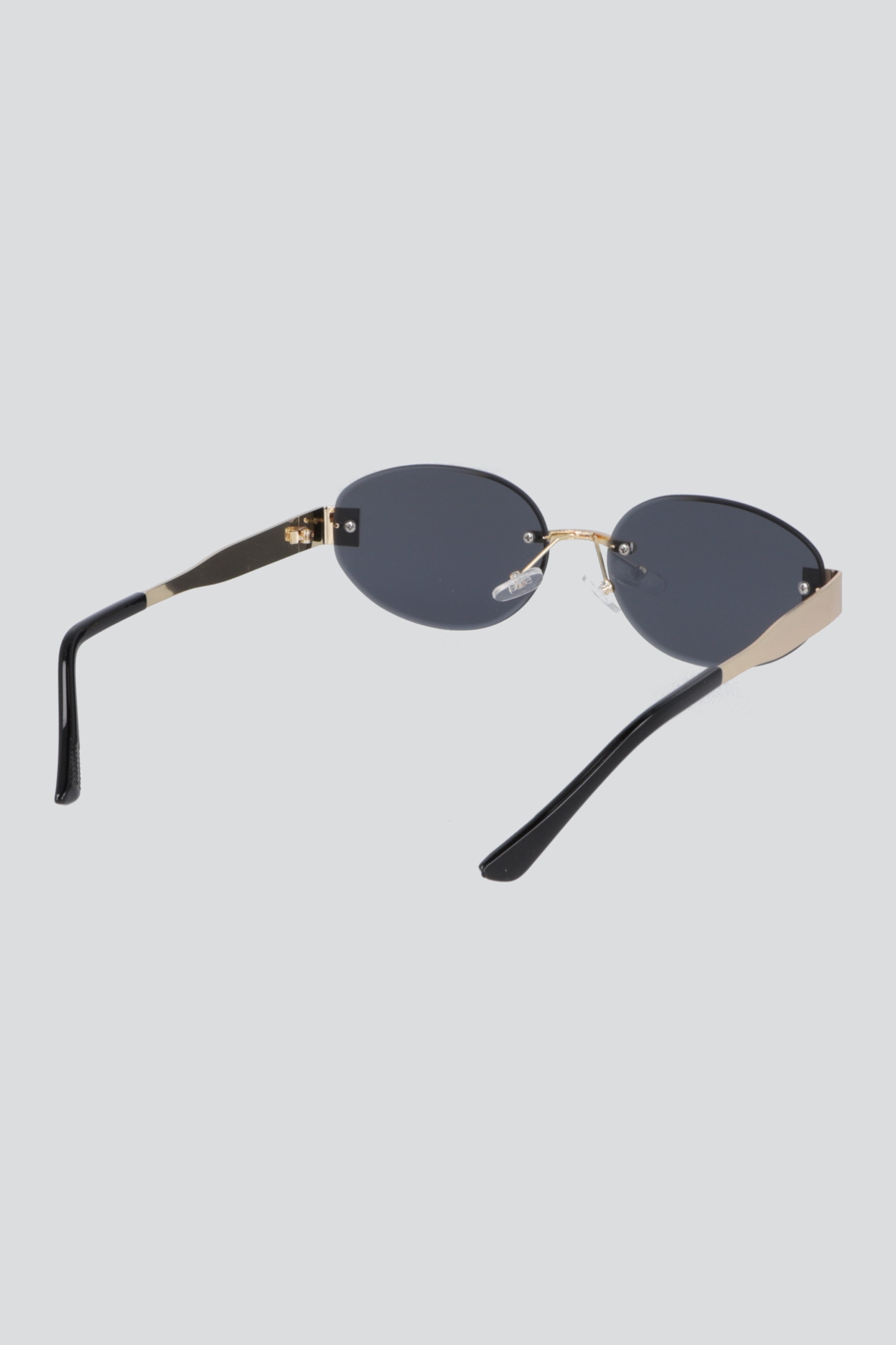 Lentes ovalados rimeless NEGRO