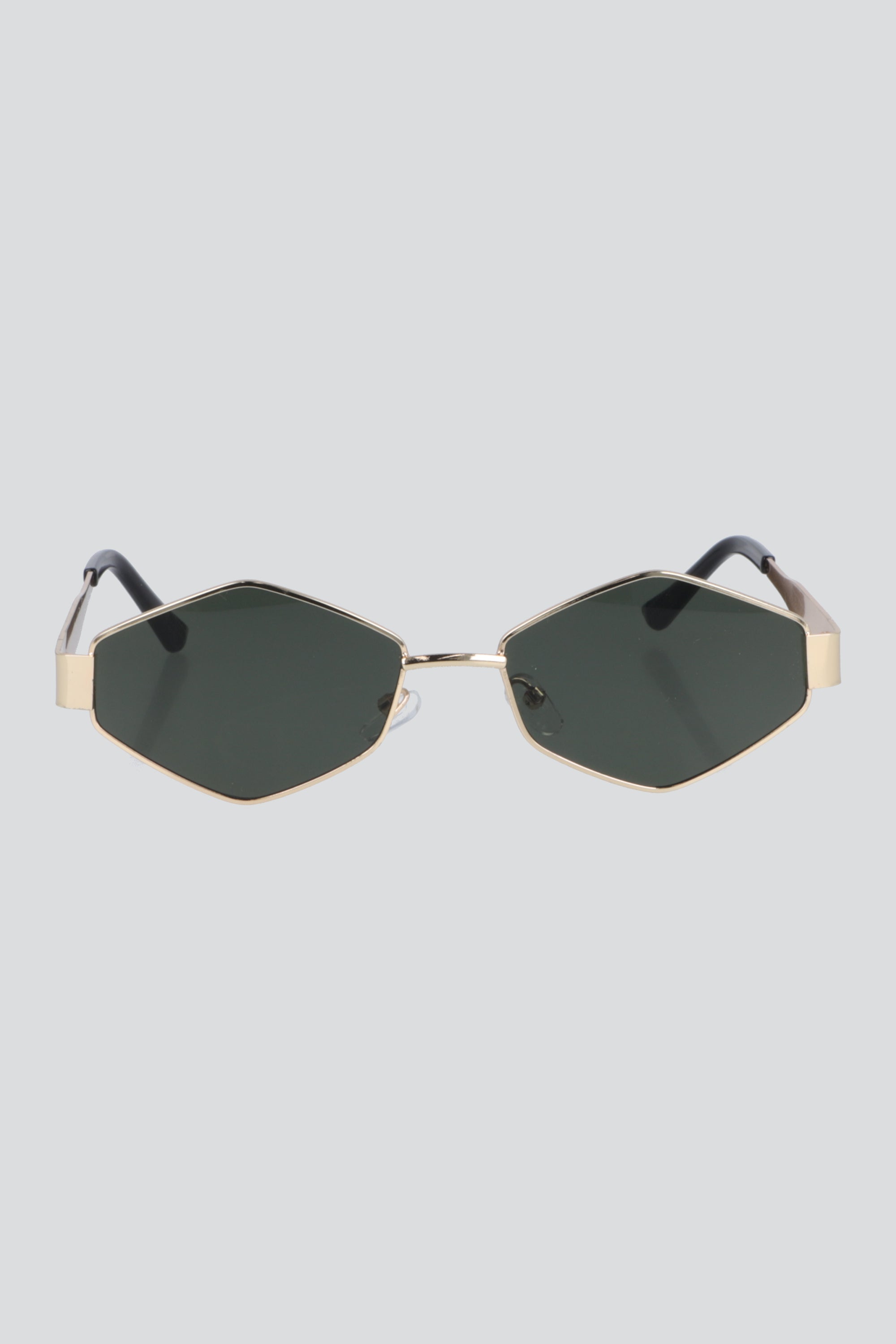 Lentes rombo metal VERDE