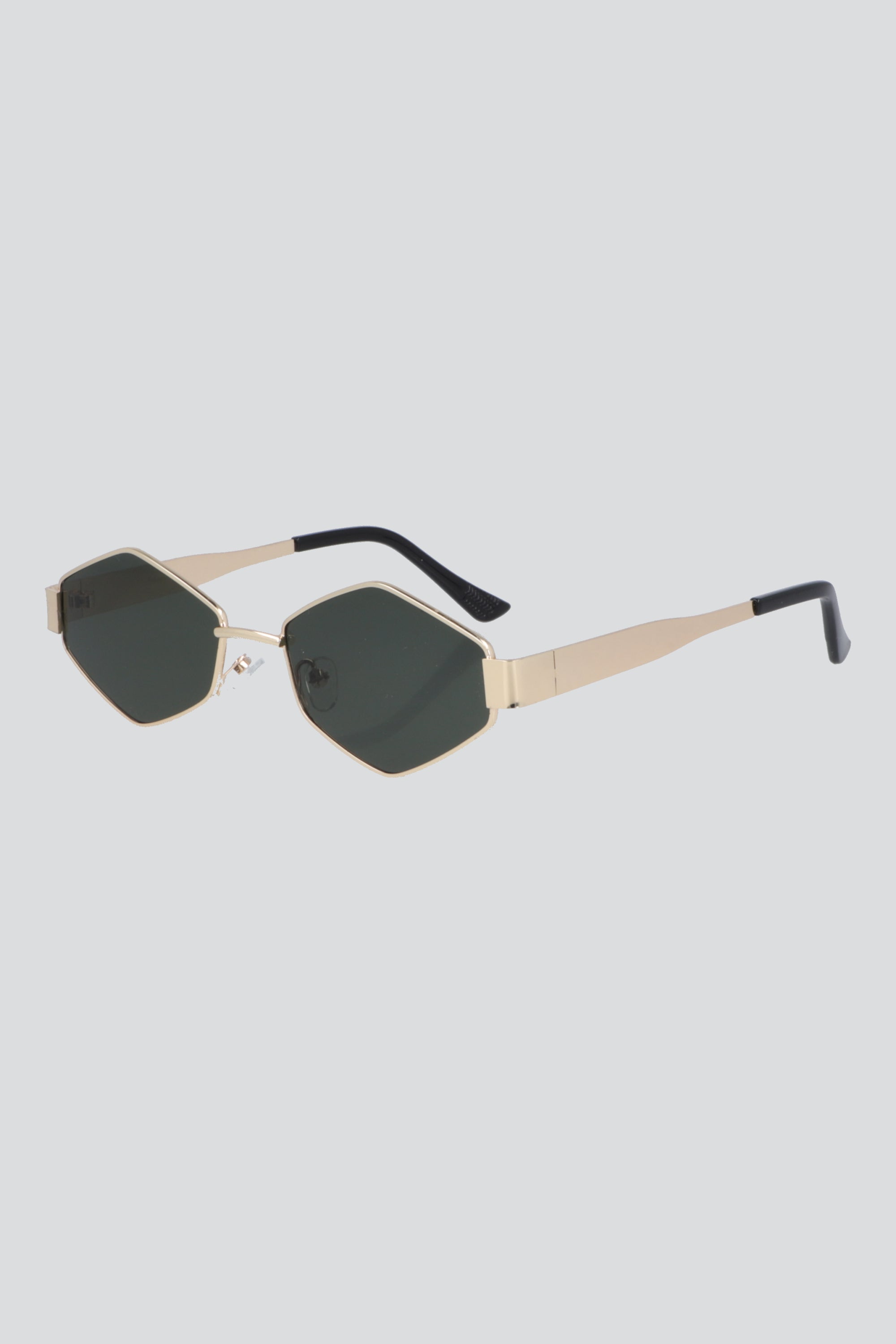 Lentes rombo metal VERDE