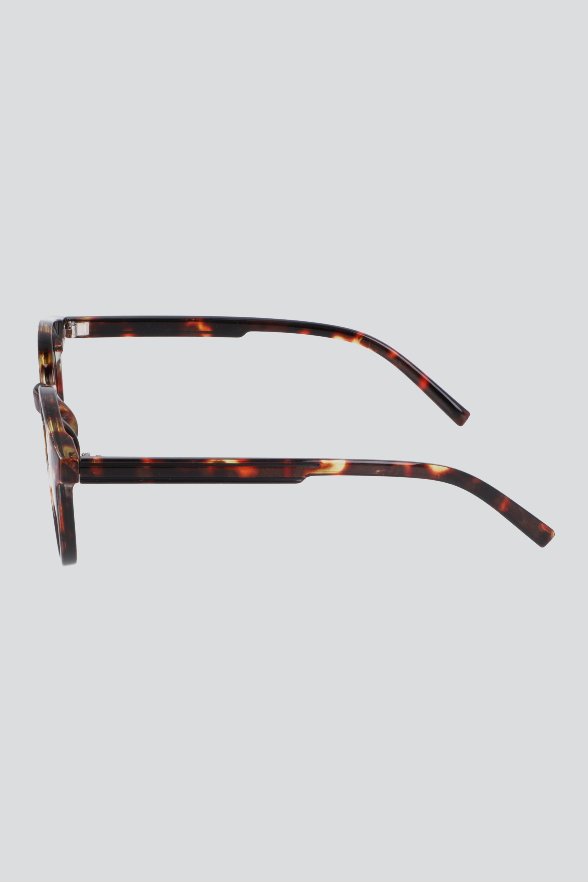 Lentes redondos armazón grueso CAFE