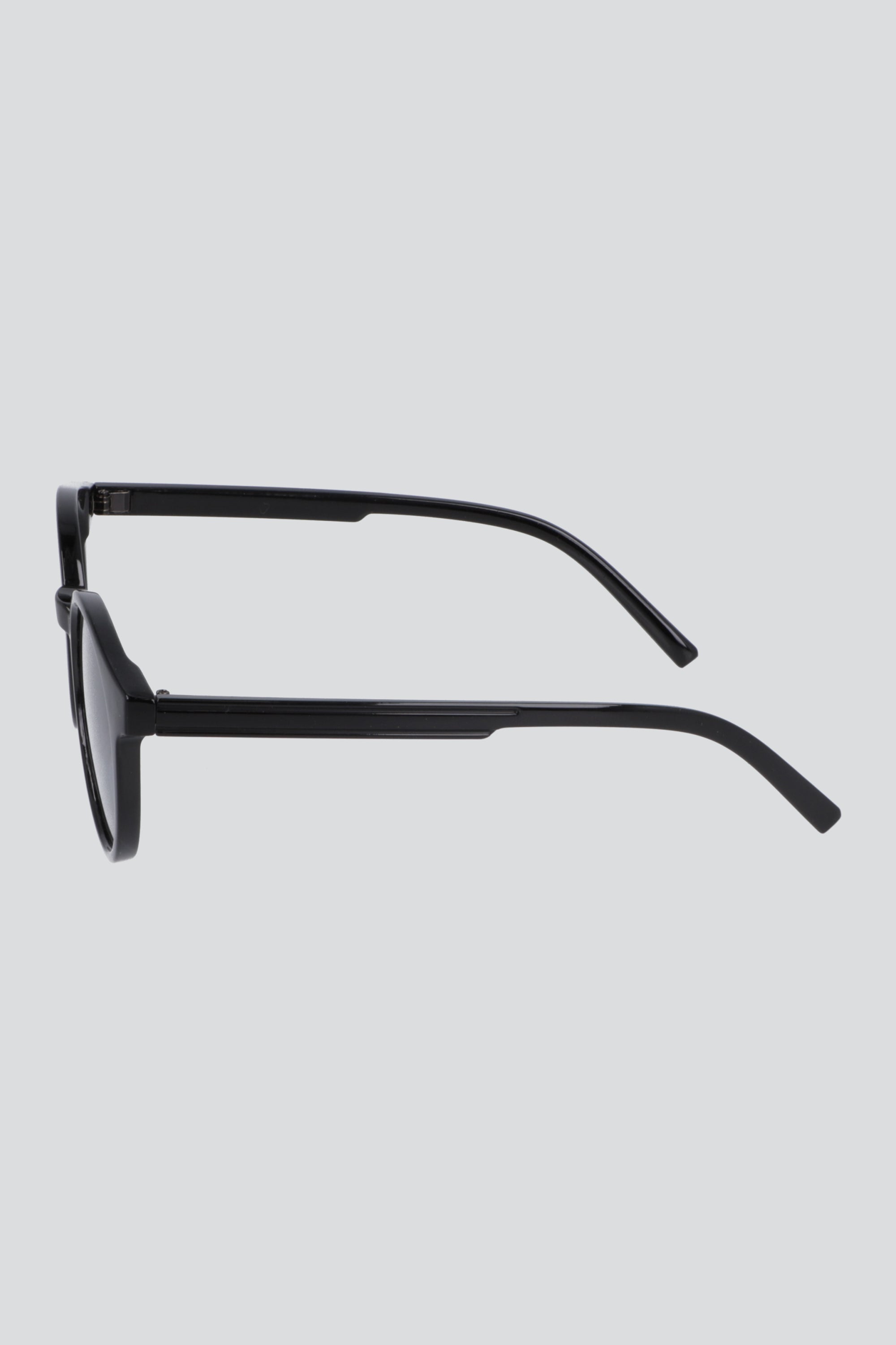 Lentes redondos armazón grueso NEGRO