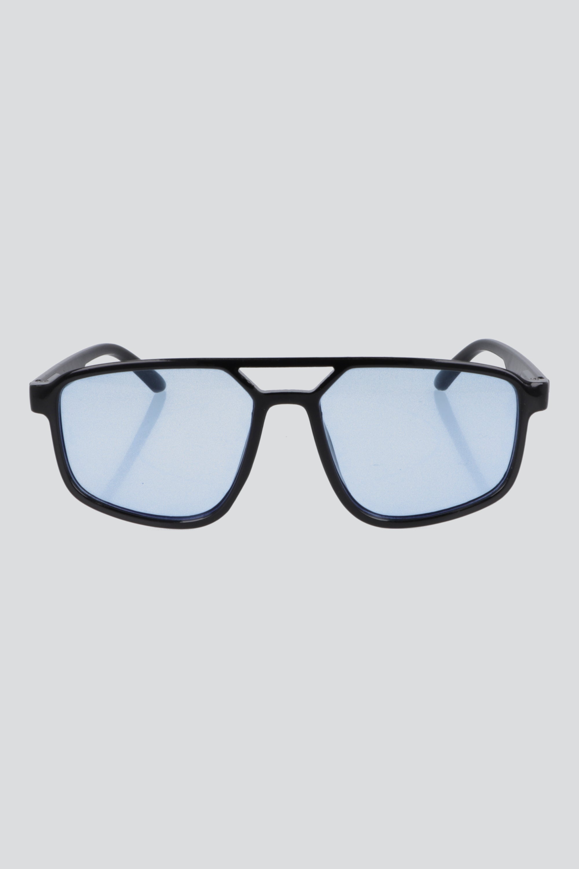 Lentes aviador retro alargado pasta AZUL