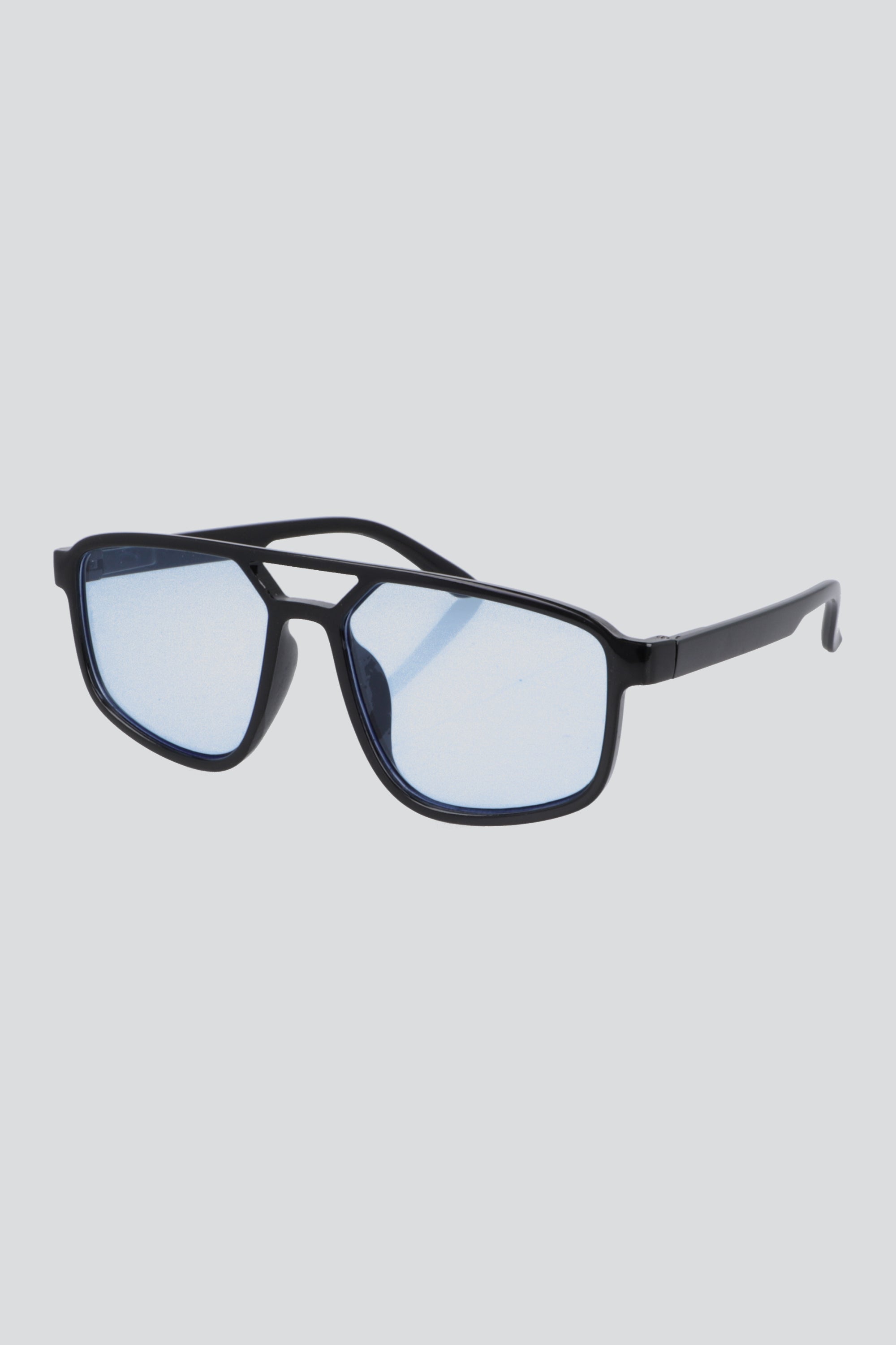 Lentes aviador retro alargado pasta AZUL