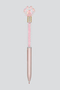 Pluma huellita de perro glitter