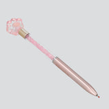 Pluma huellita de perro glitter