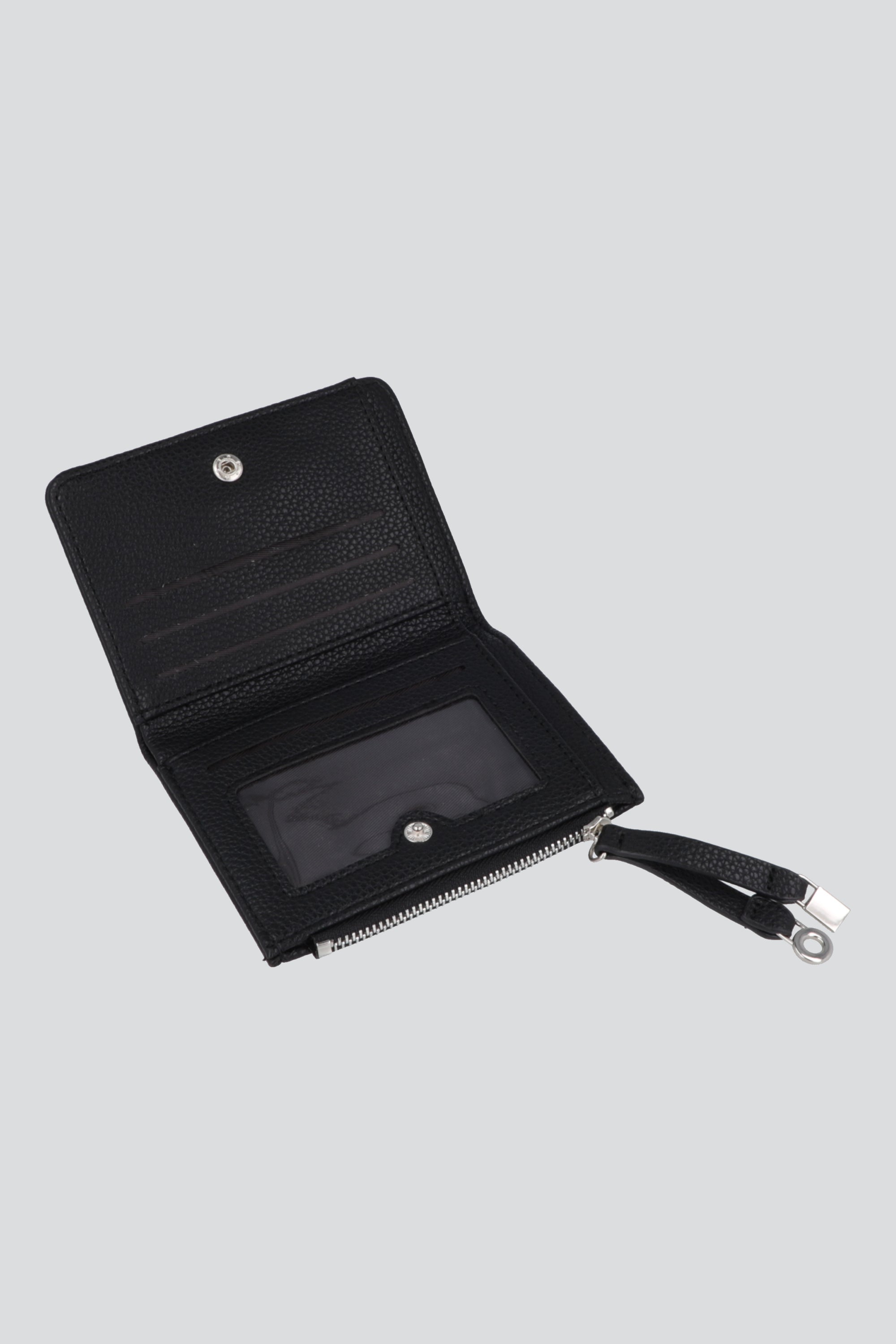 Cartera mini pu textura NEGRO
