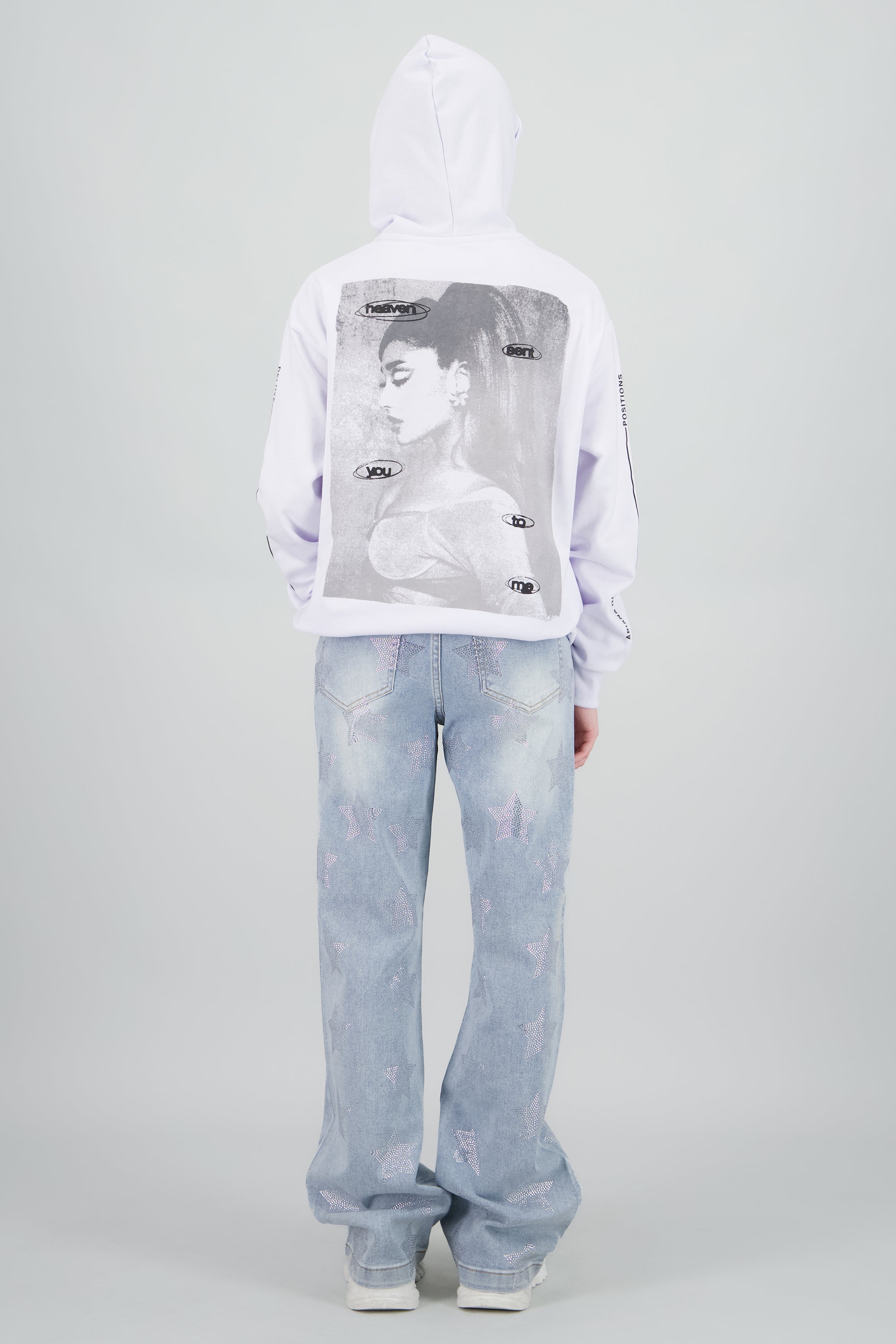 Sudaderqa Ariana Grande Positions BLANCO