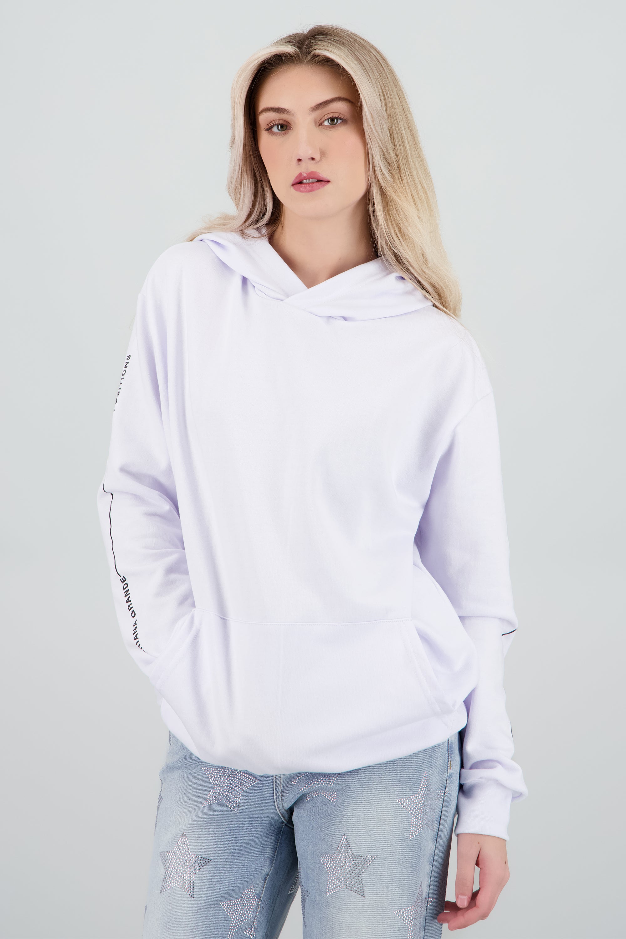 Sudaderqa Ariana Grande Positions BLANCO