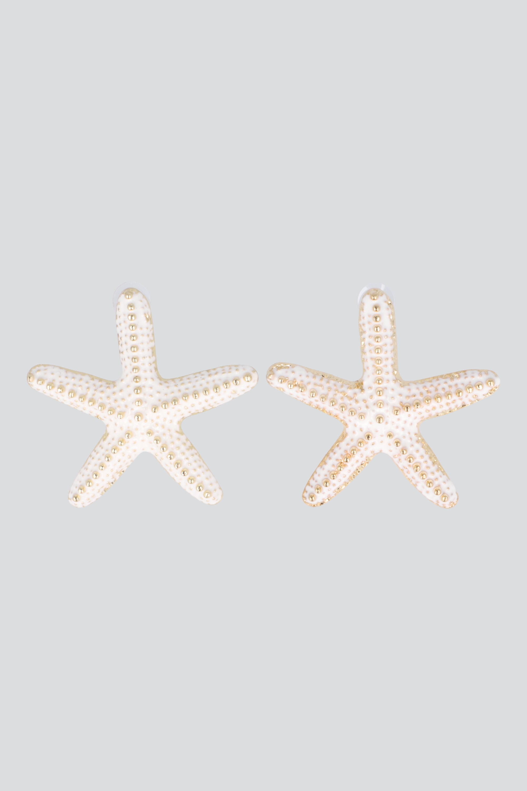 ARETES ESTRELLA DE MAR COLOR BLANCO