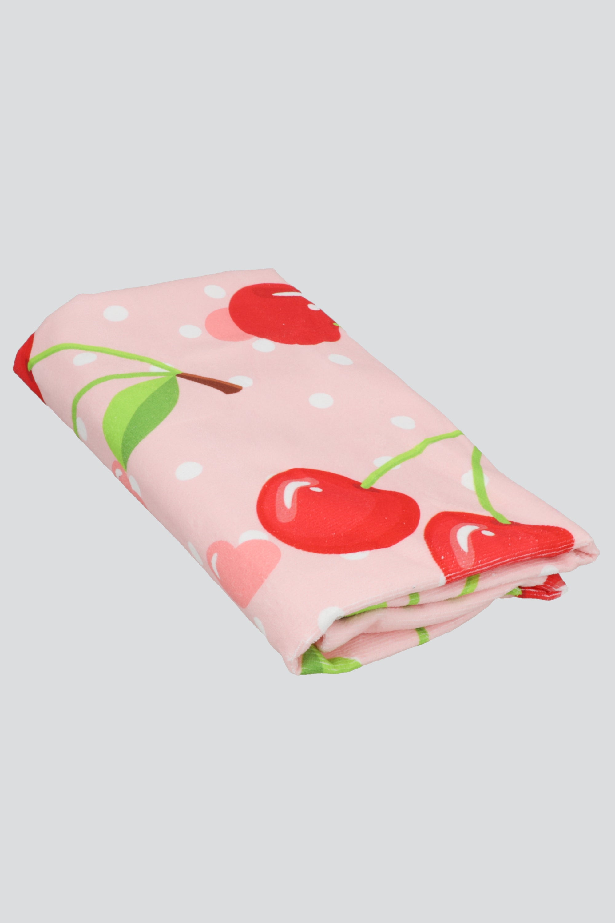 TOALLA CEREZAS ROSA