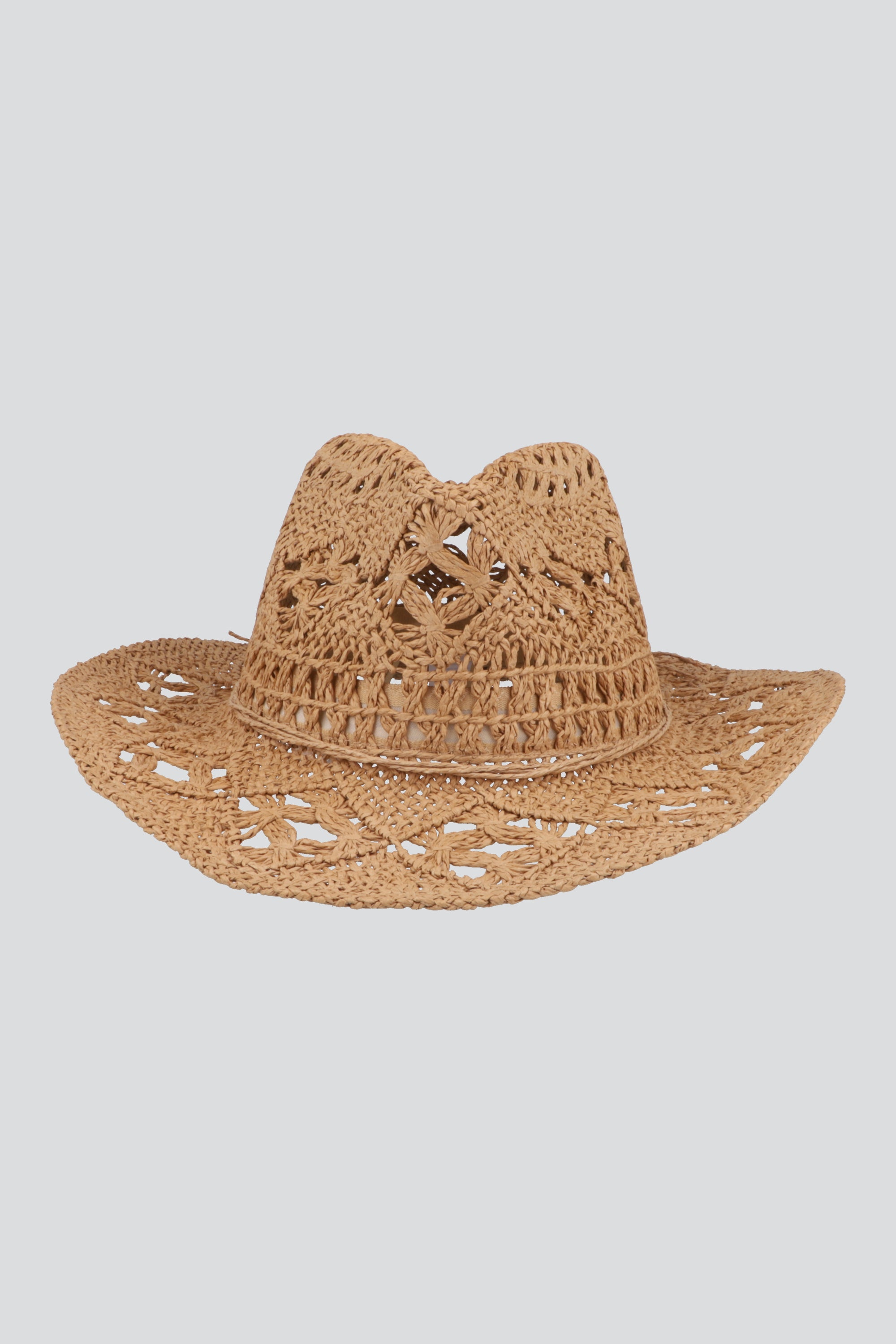 SOMBRERO FLOPPY CONCHAS ORILLA BEIGE