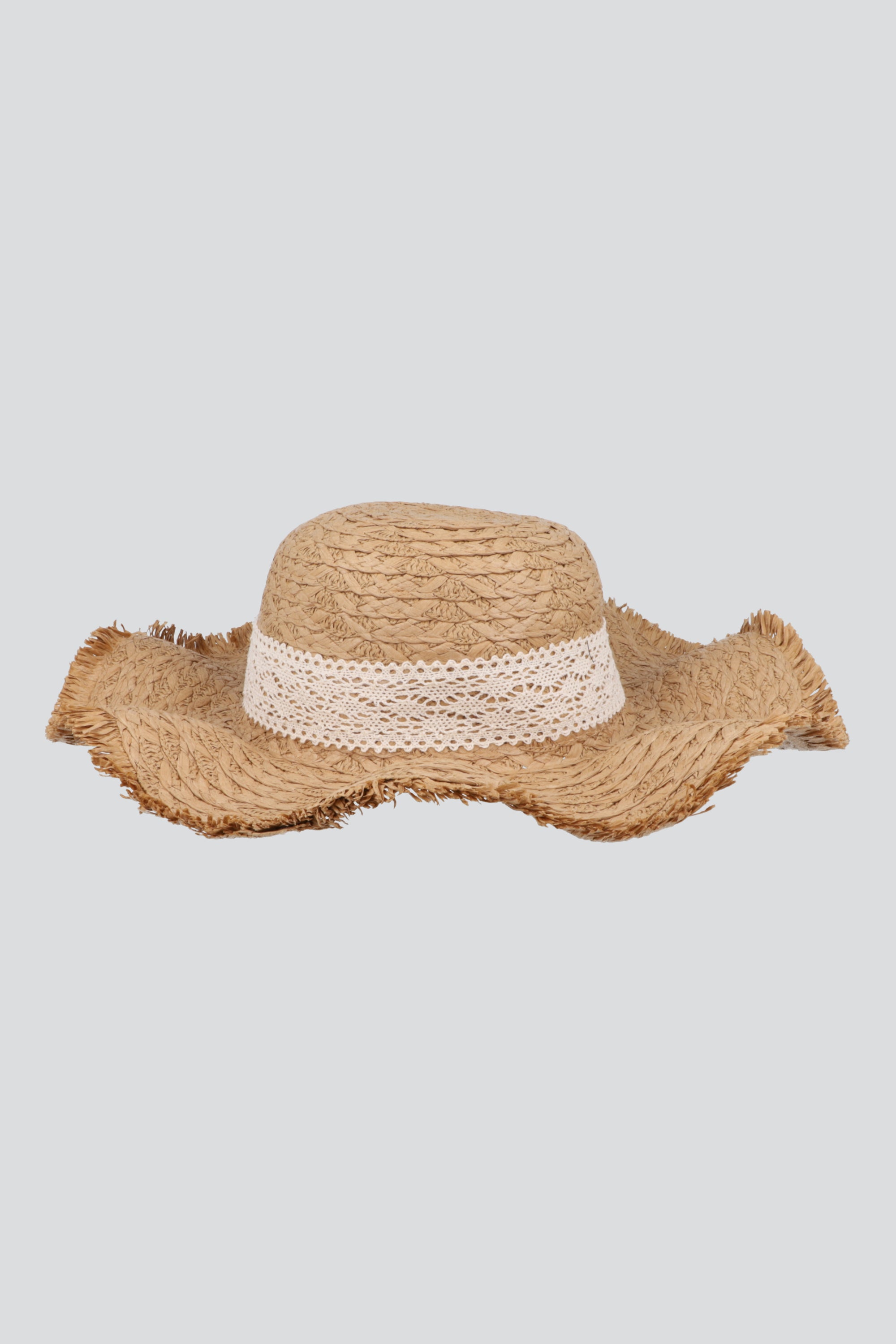 SOMBRERO FLOPPY MOÑO BEIGE