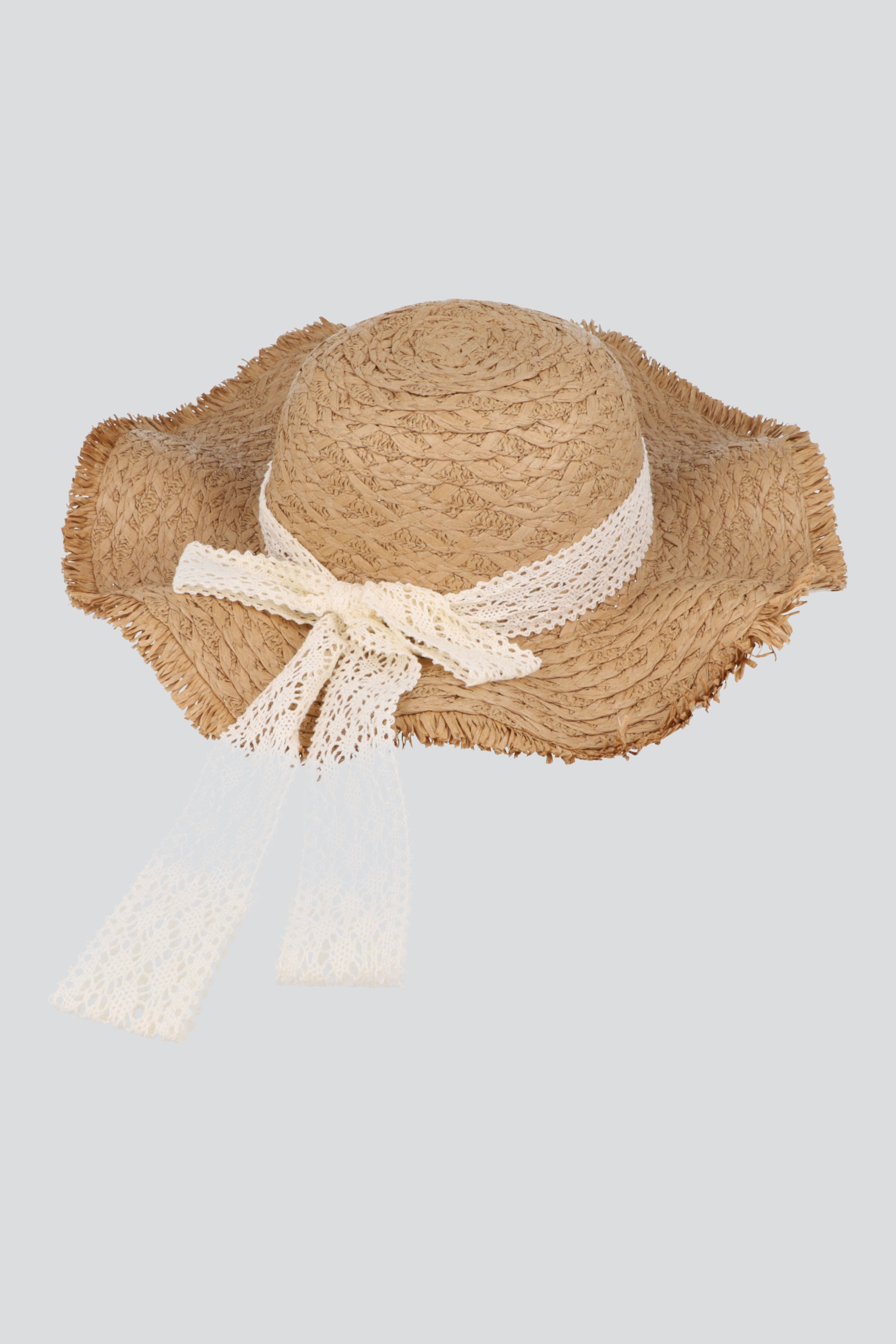 SOMBRERO FLOPPY MOÑO BEIGE