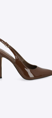 Tacon puntal alto slingback