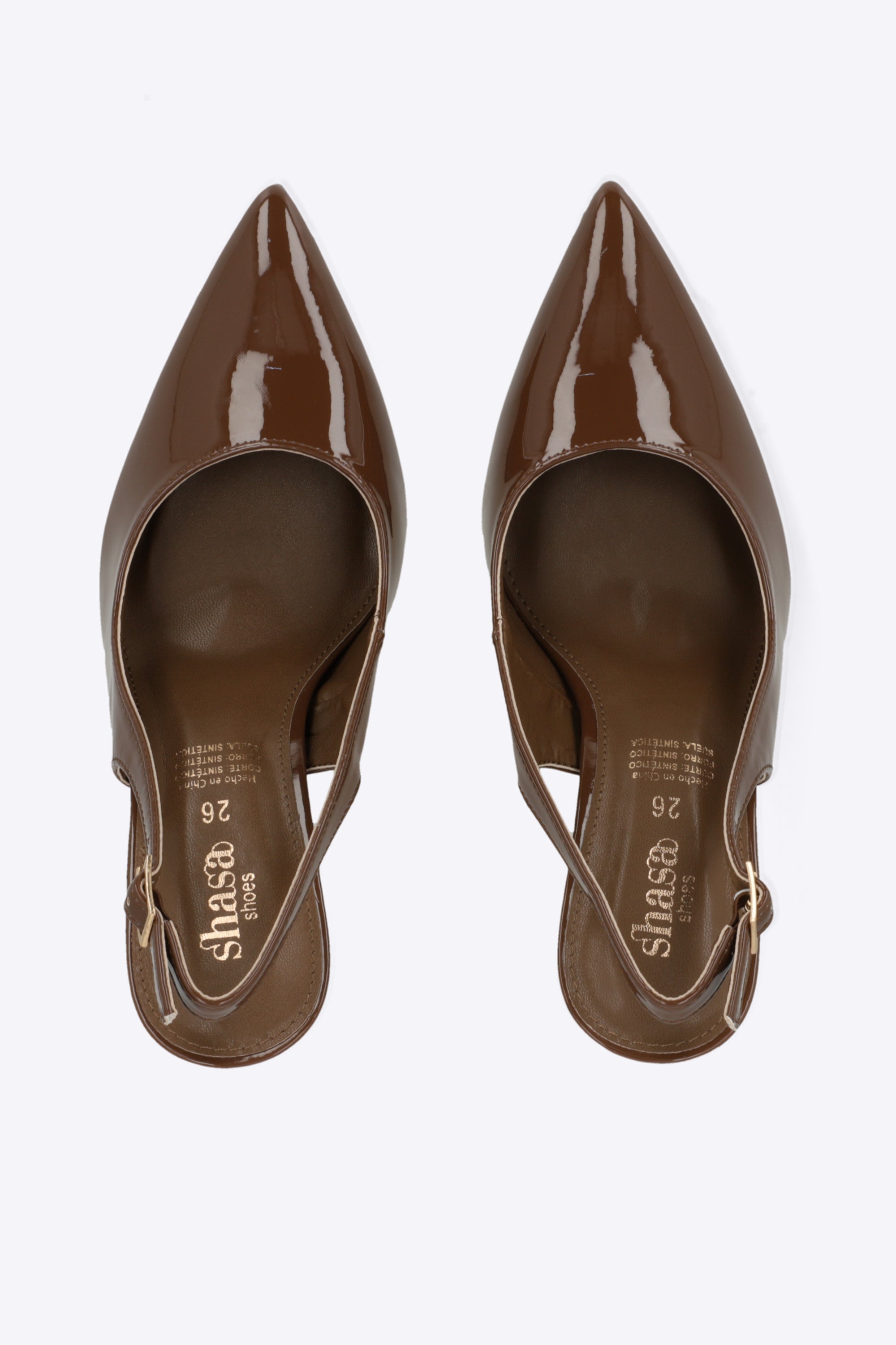 Tacon puntal alto slingback