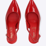 Tacon puntal alto slingback